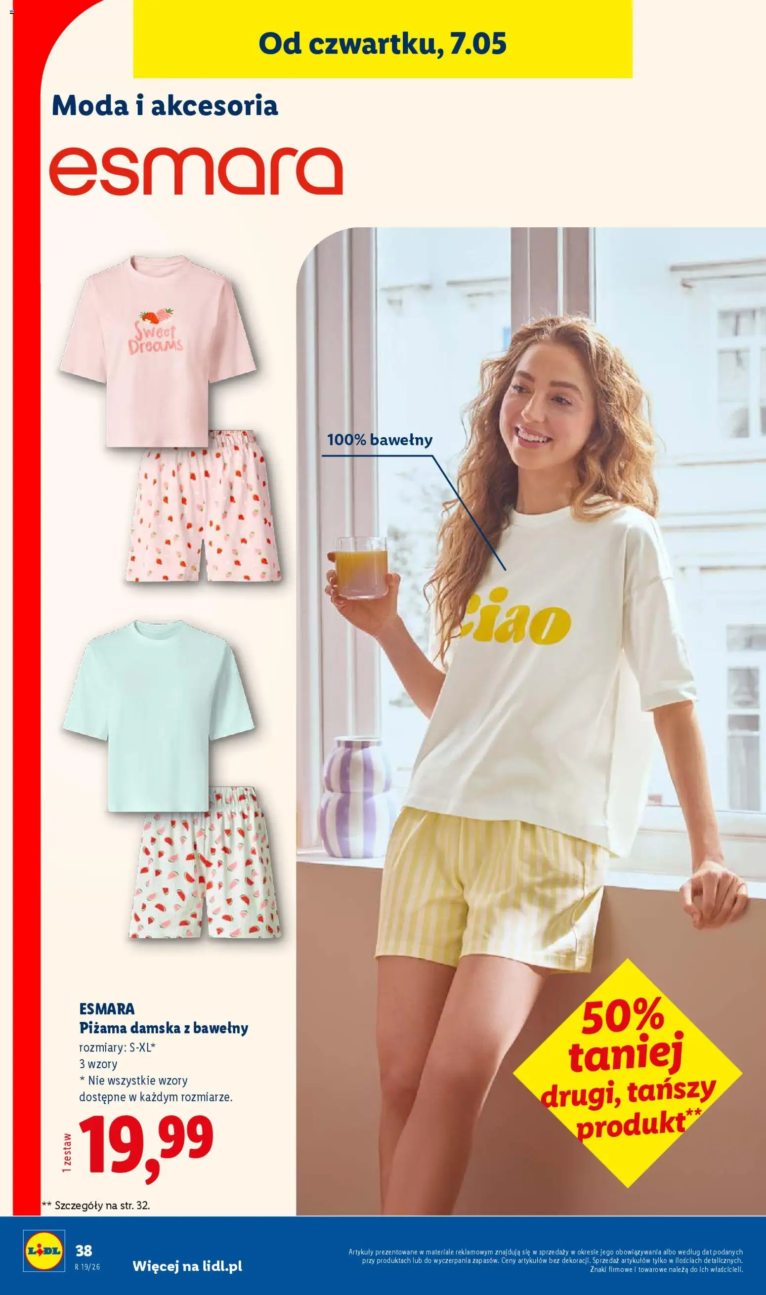 Lidl Katalog od 04.05.2026 | Strona: 38 | Produkty: Piżama
