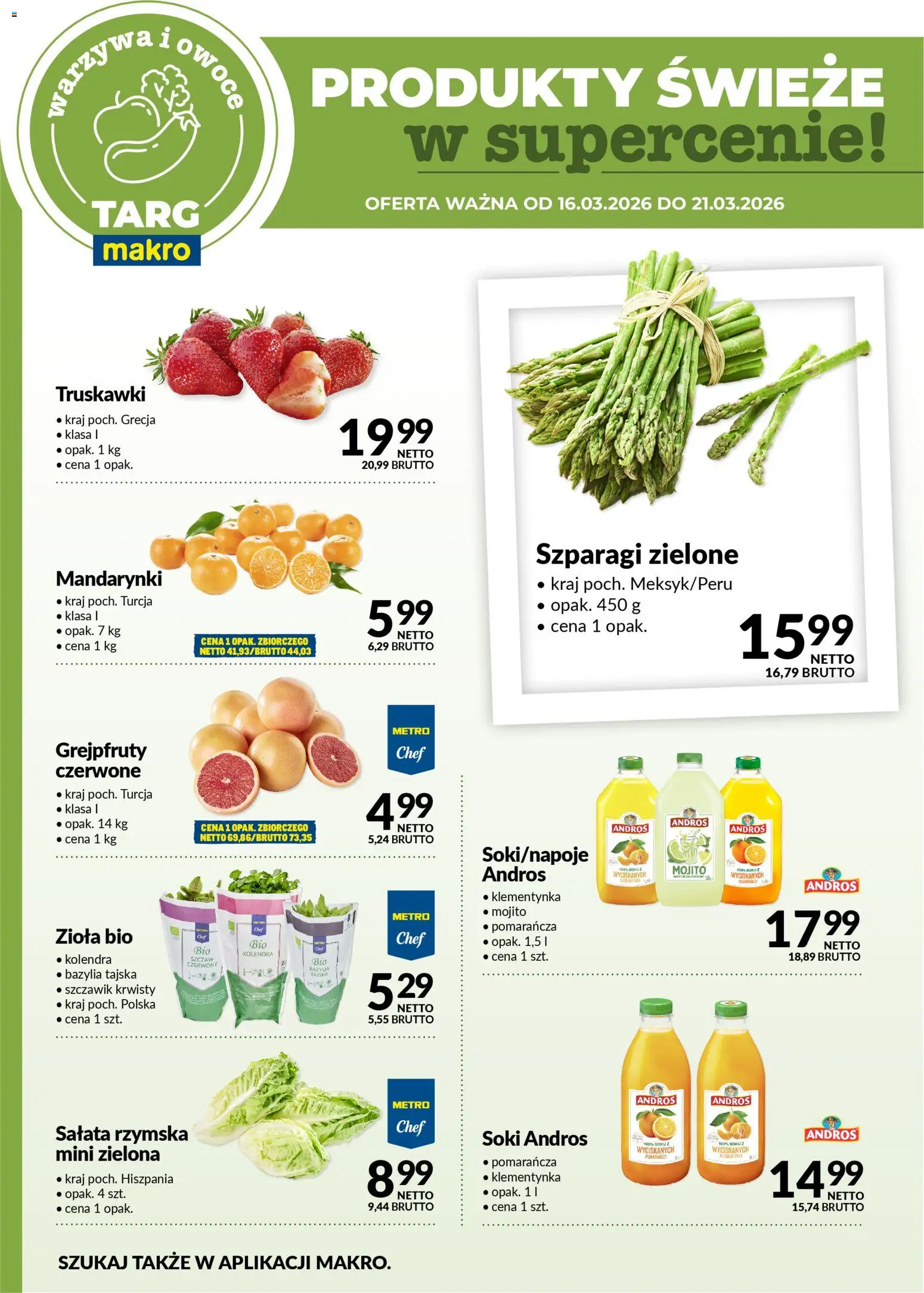 Makro gazetka - Oferta świeża w super cenach od 16.03.2026 | Strona: 5