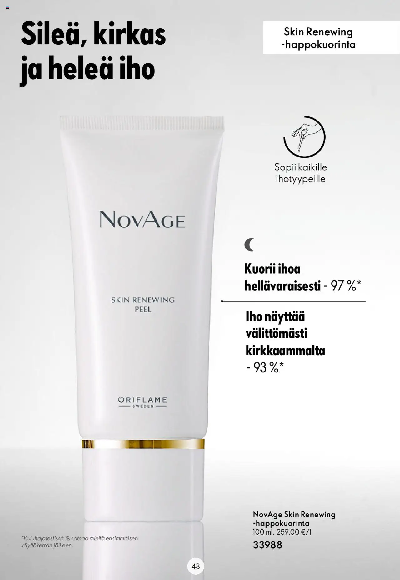 Oriflame Novage+ – voimassa 25.01.2024 alkaen | Sivu: 48