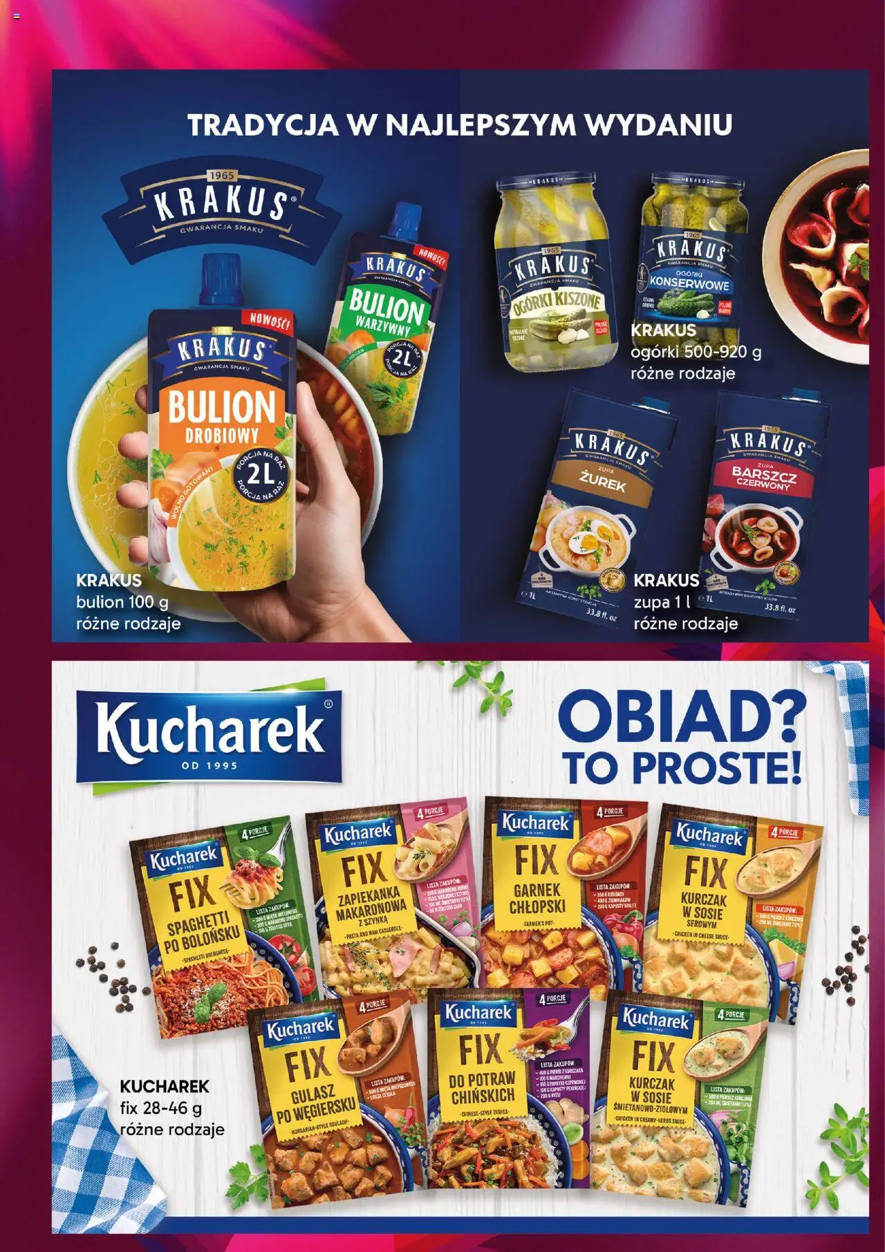 Eurocash Gazetka - Katalog Hity 30-lecia od 01.09.2025 | Strona: 9 | Produkty: Bulion drobiowy, Szynka, Garnek, Zupa