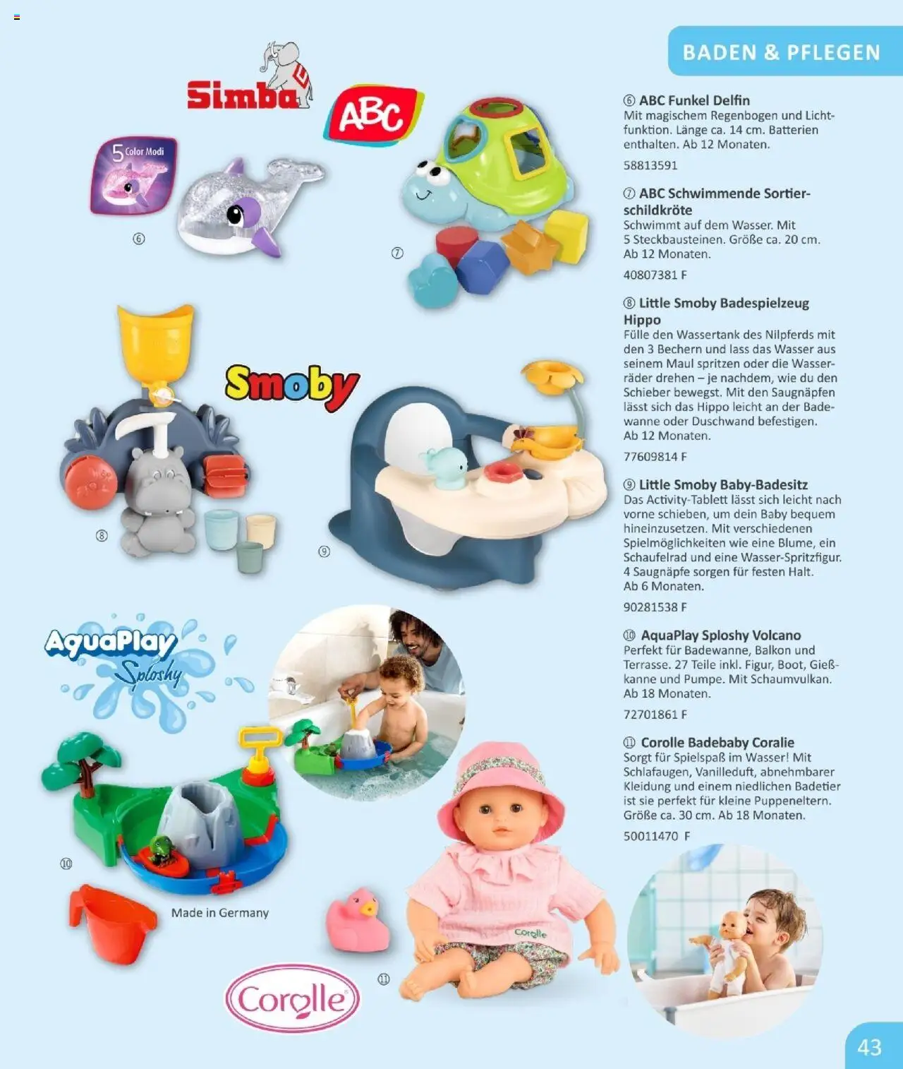 Vedes - Babykatalog - gültig ab dem 01.07.2025 | Seite: 43 | Produkte: Batterien, Wasser