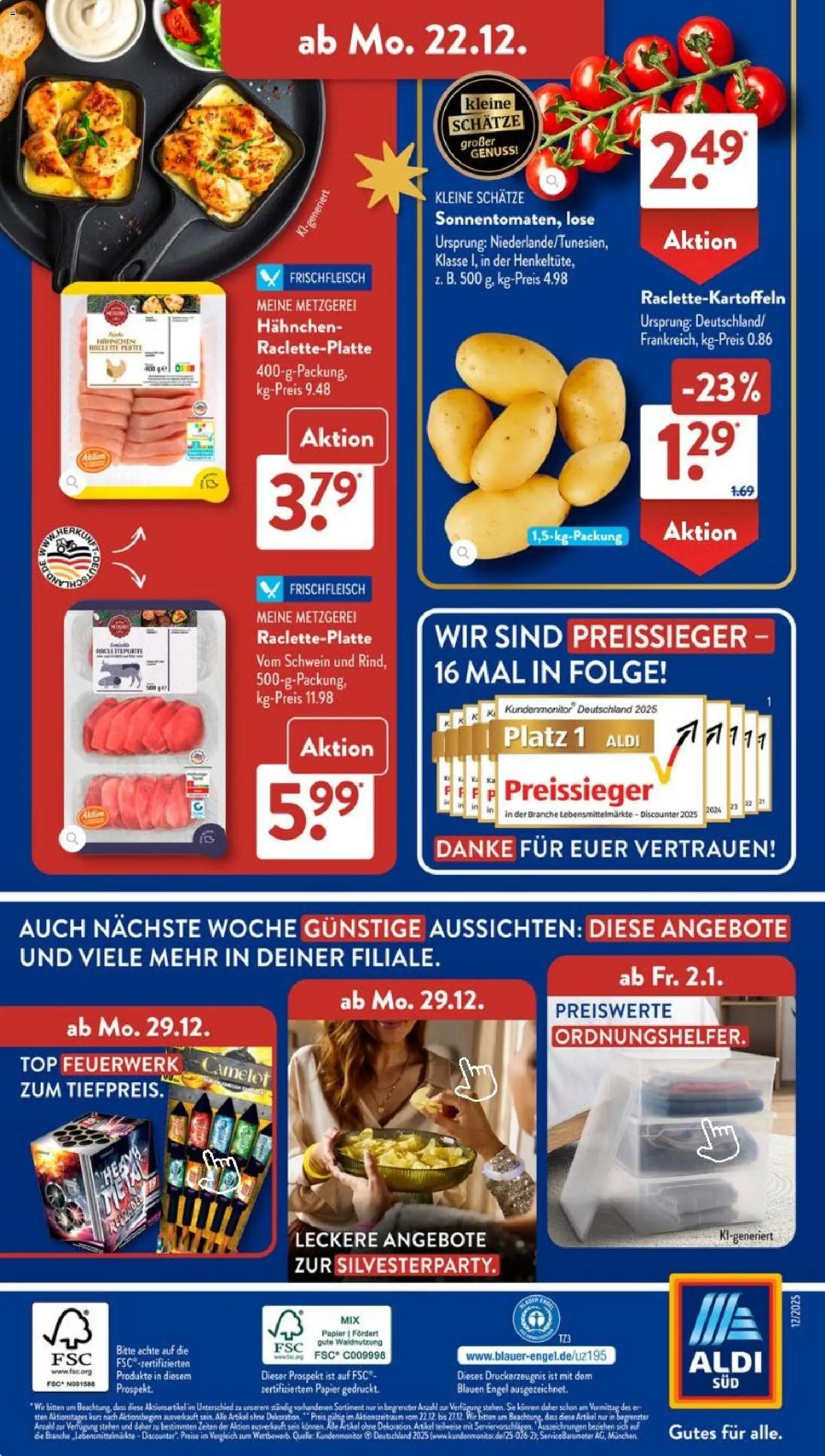 Aldi Süd Prospekt 	 – gültig ab 22.12.2025 | Seite: 30 | Produkte: Top, Hahnchen