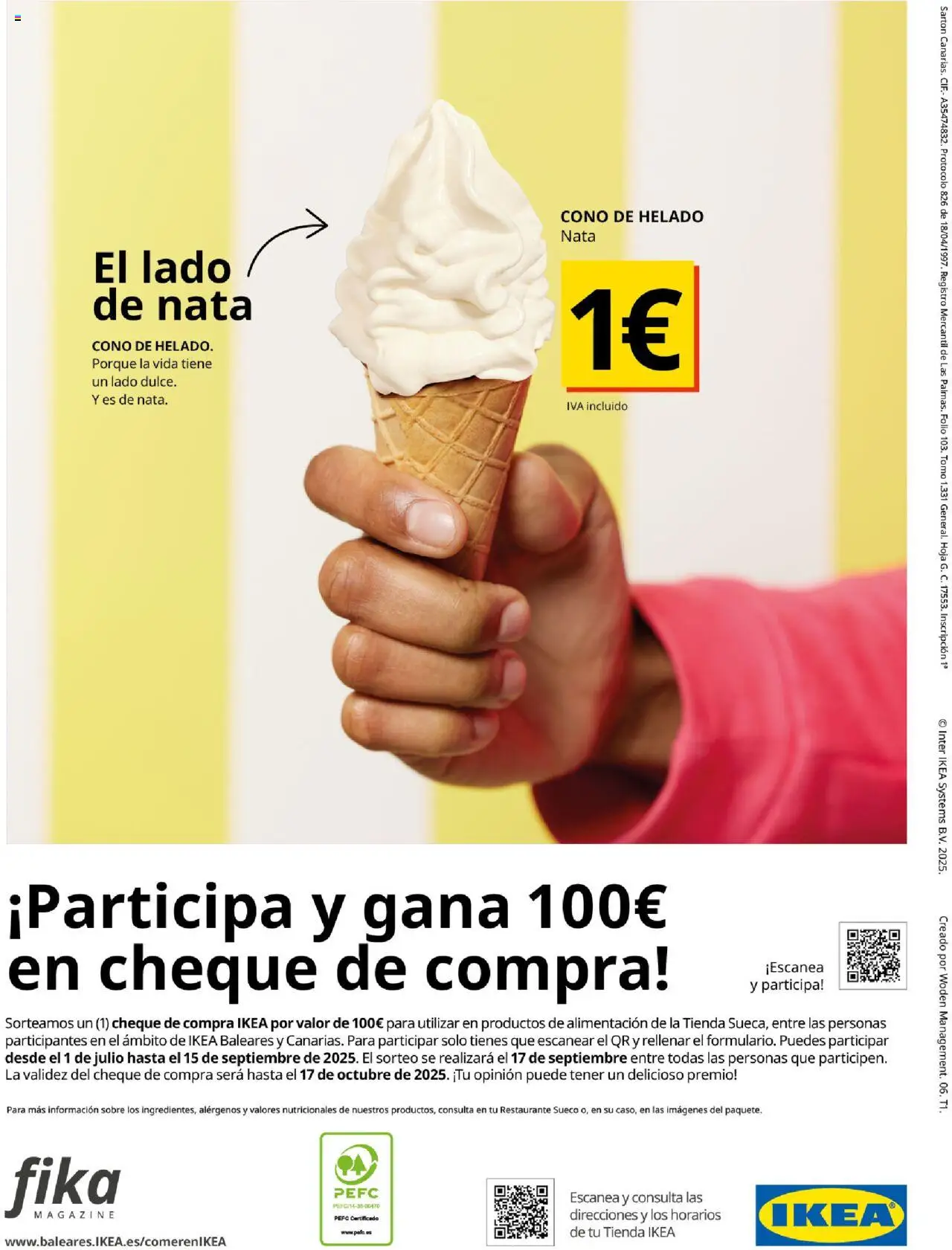 Catálogo IKEA Fika │ válido desde el 01.07.2025 | Página: 24 | Productos: Helado