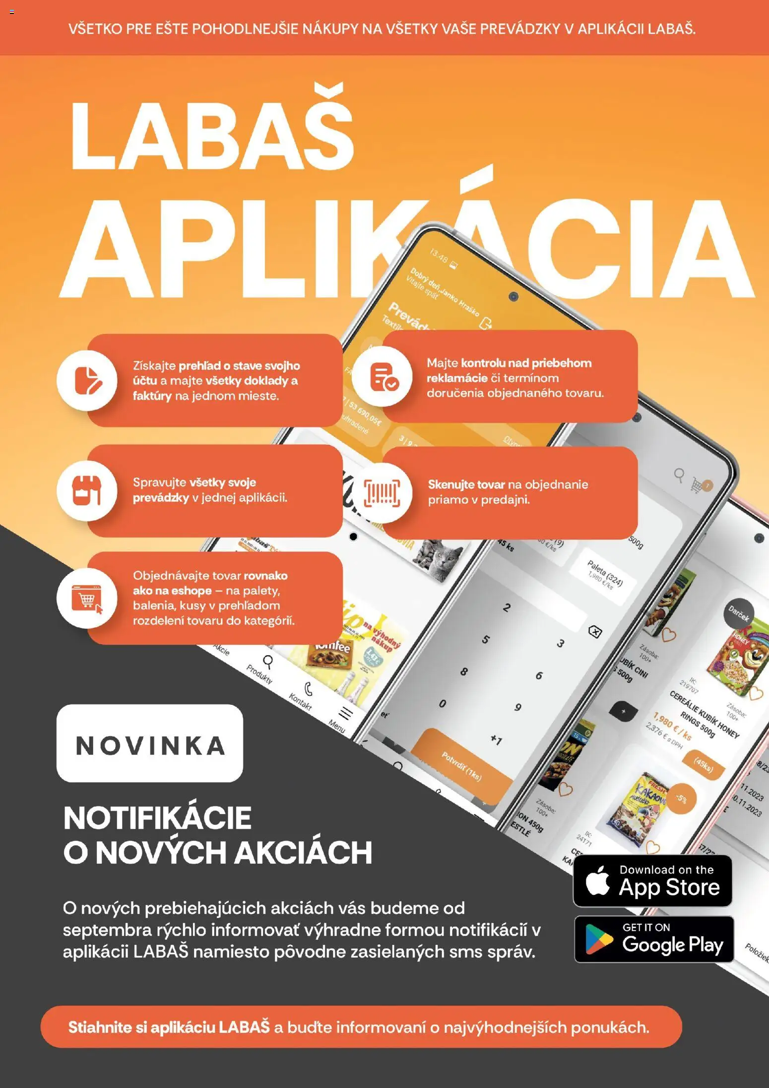 Nové Labaš akcie – leták je platný od 10.04.2026 | Strana: 19 | Produkty: Cereálie