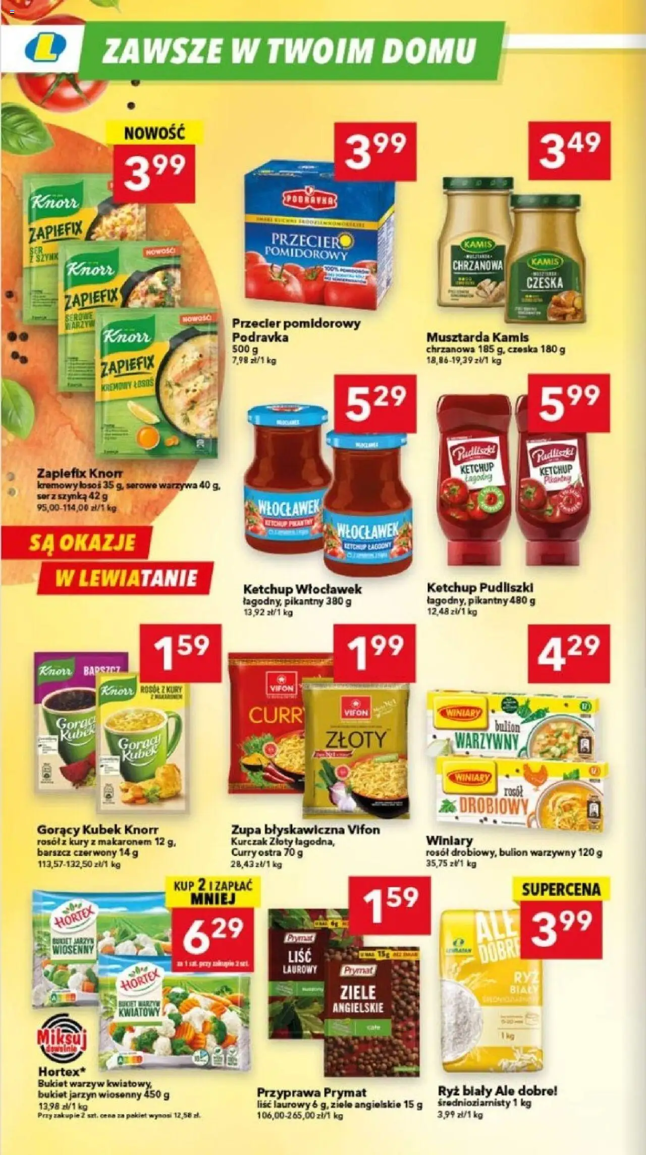 Lewiatan gazetka - Bydgoszcz od 13.08.2025 | Strona: 4 | Produkty: Barszcz, Przecier pomidorowy, Ketchup pudliszki, Zupa