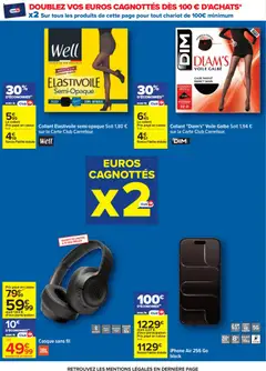 Carrefour - Prévisualisation de Carrefour Nos promos et doublez vos euros cagnottés valide à partir de 29.12.2025 | Page: 12 | Produits: Appareil photo, Microphone, Iphone, Casque