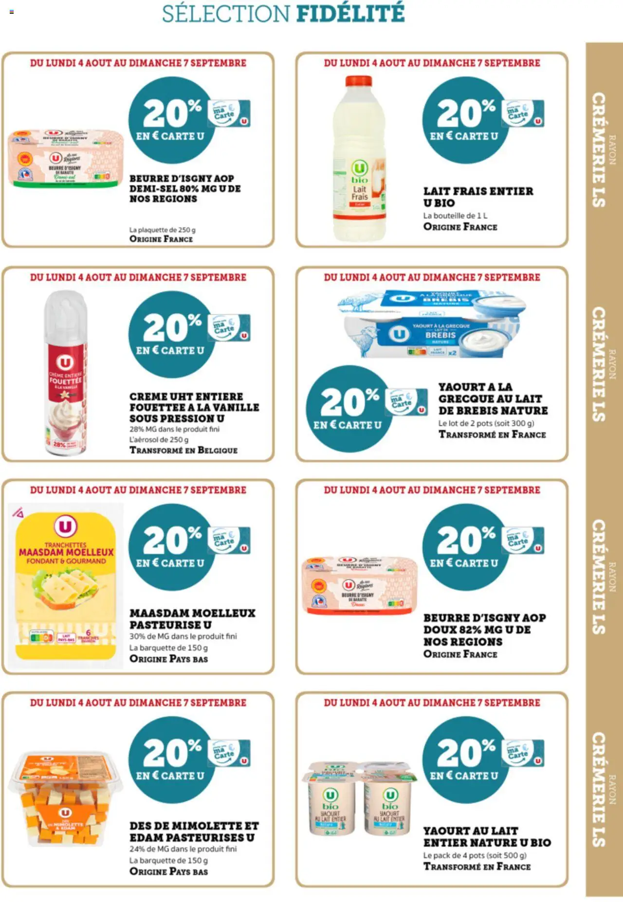  | Page: 7 | Produits: Yaourt à La Grecque, Lait, Yaourt, Crème