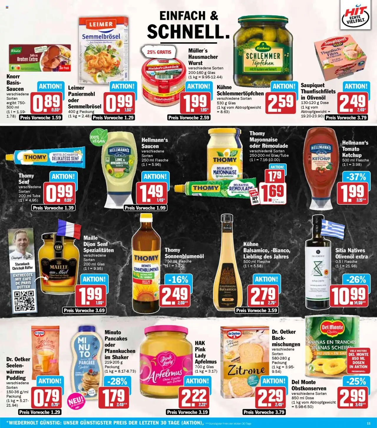 HIT - Rhineland-Palatinate - gültig ab dem 04.08.2025 | Seite: 11 | Produkte: Thunfisch, Pudding, Zitrone, Ketchup