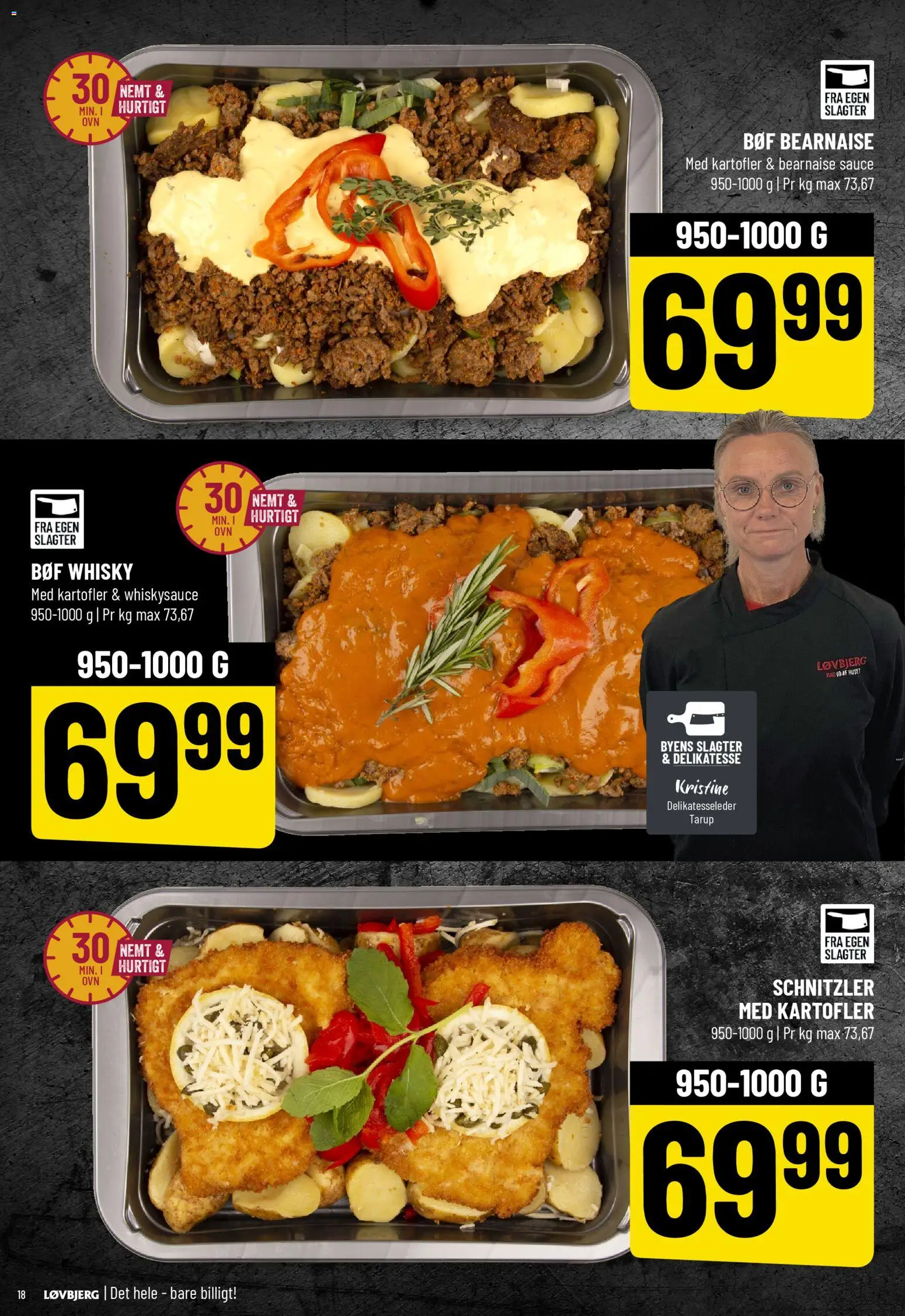 Løvbjerg tilbudsavis – gyldig fra 24.10.2025 | Side: 18 | Produkter: Whisky, Kartofler, Schnitzler