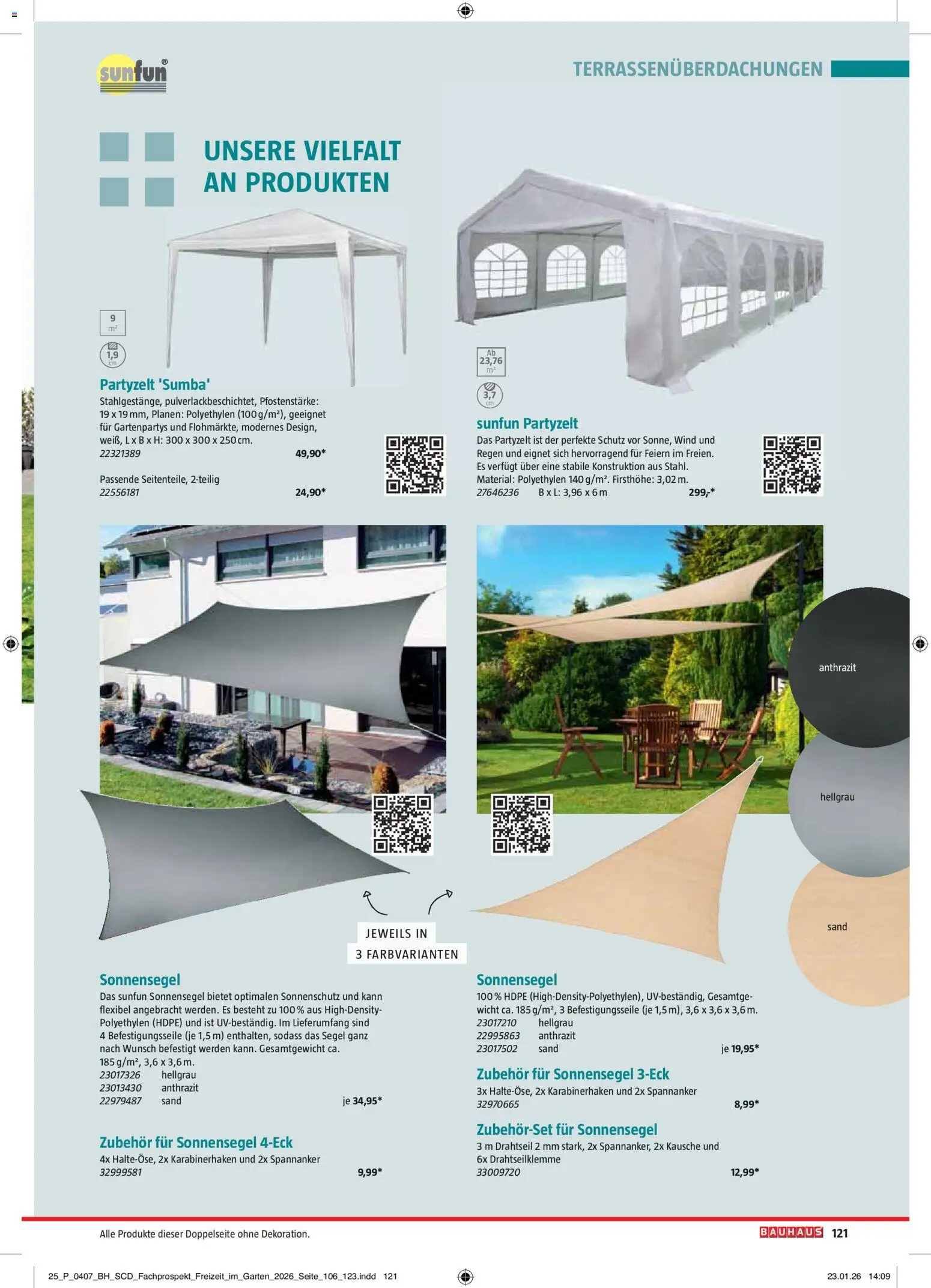 Bauhaus Freizeit im Garten gültig ab 01.05.2026 | Seite: 121