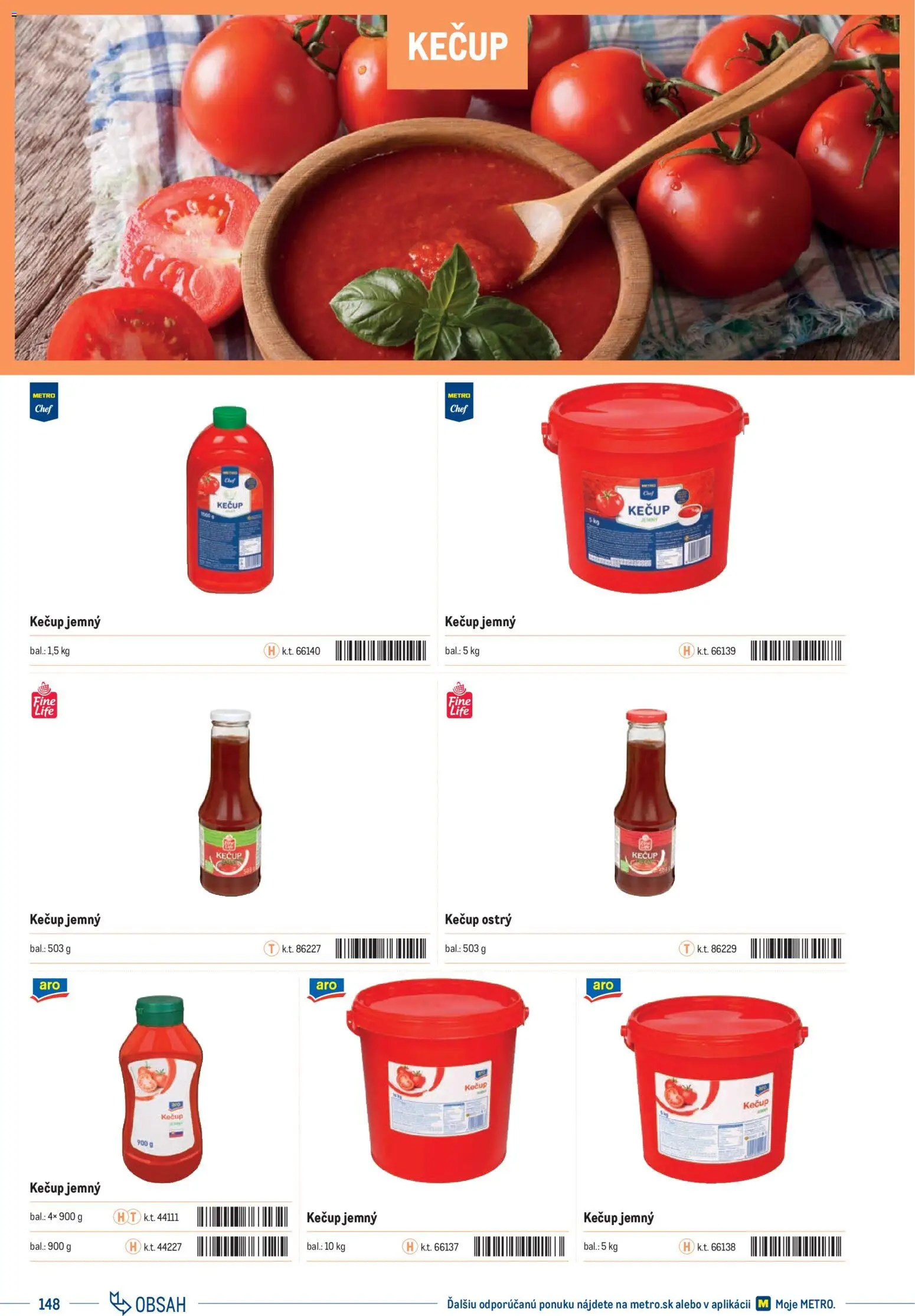 Nové Metro akcie – leták je platný od 01.01.2025 | Strana: 148 | Produkty: Kečup