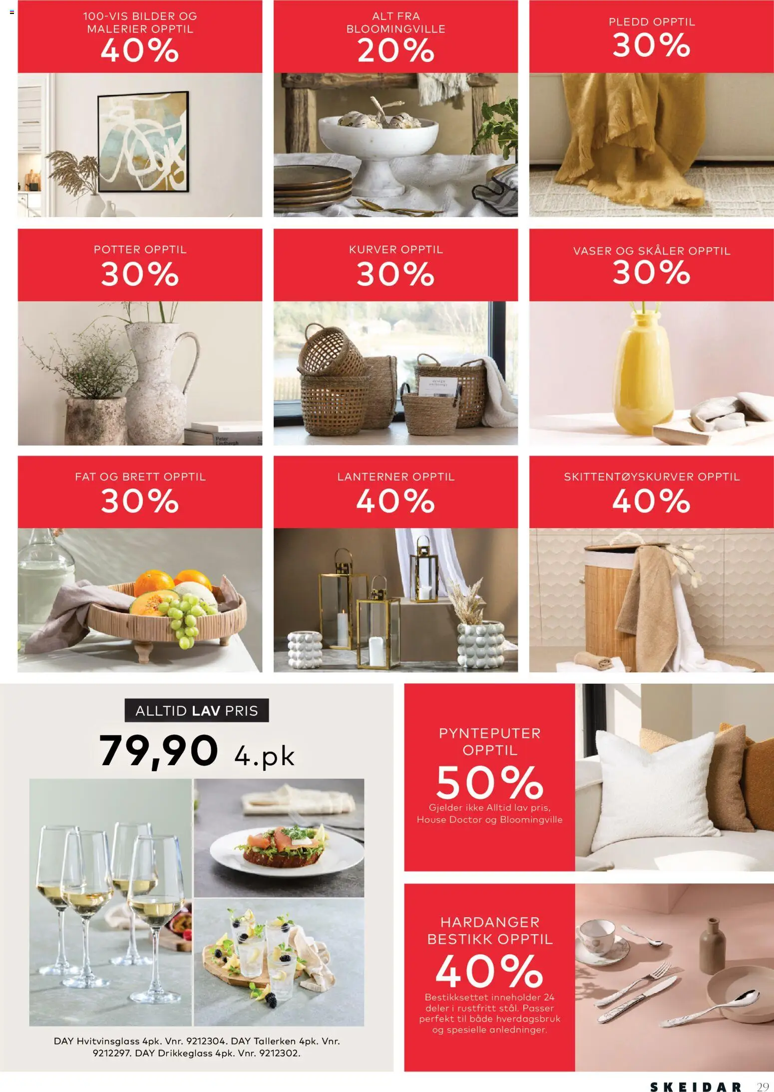 {H1} | Side: 29 | Produkter: Pledd