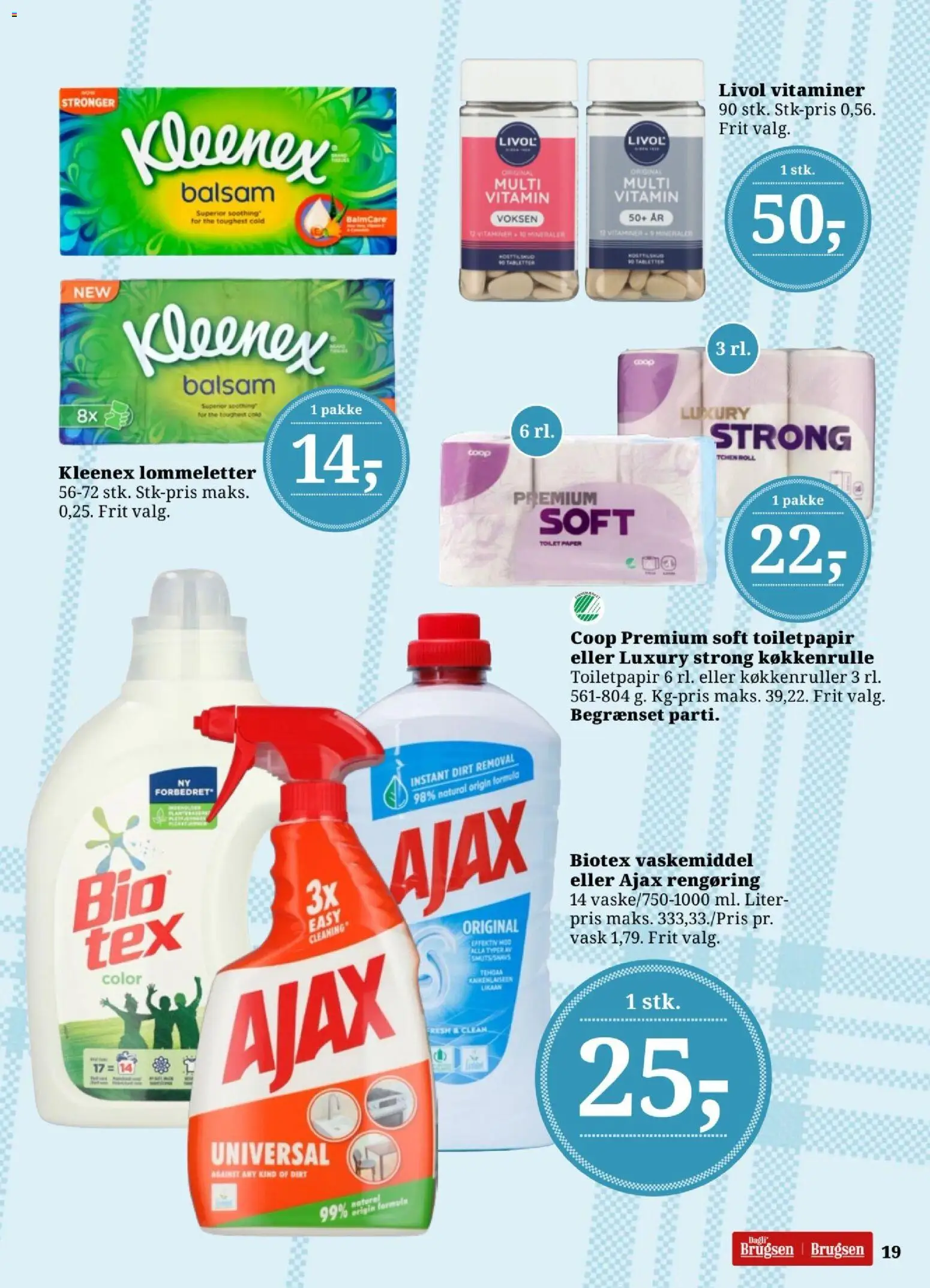 Dagli'Brugsen tilbudsavis – gyldig fra 24.10.2025 | Side: 20 | Produkter: Balsam, Toilet