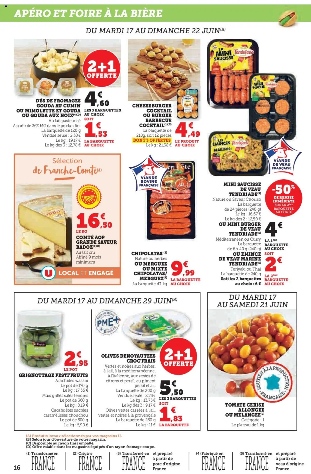  | Page: 16 | Produits: Piment, Tomate cerise, Wasabi, Fromage