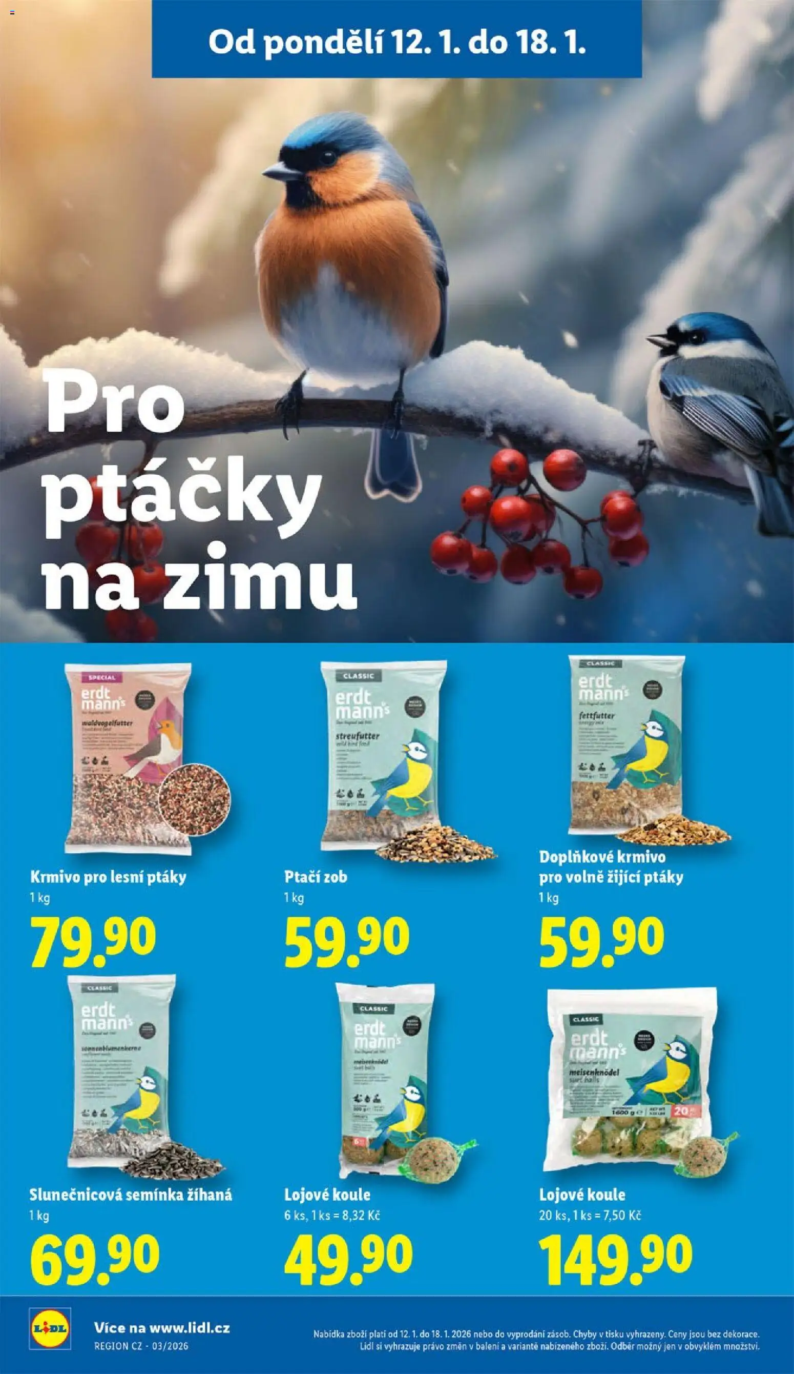 Lidl leták od 12.01.2026 | Strana: 26 | Produkty: Slunečnicová semínka, Semínka