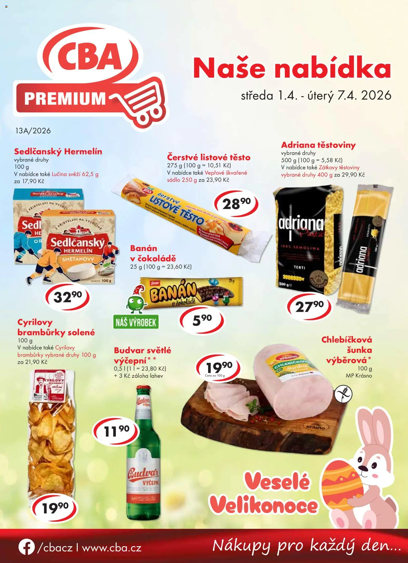 CBA leták - Premium od 01.04.2026 | Strana: 1