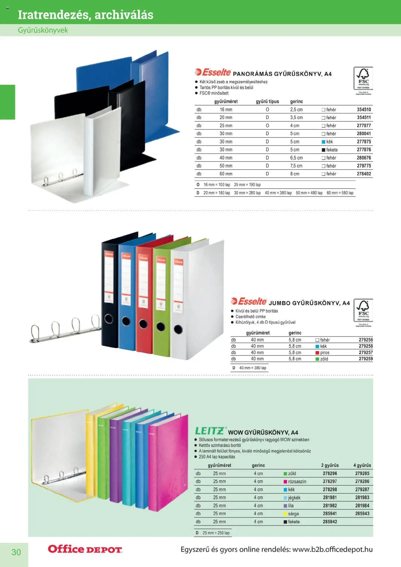 Office Depot akciós ujság - amely érvényes a következő dátumtól: 10.04.2025 | Oldal: 30