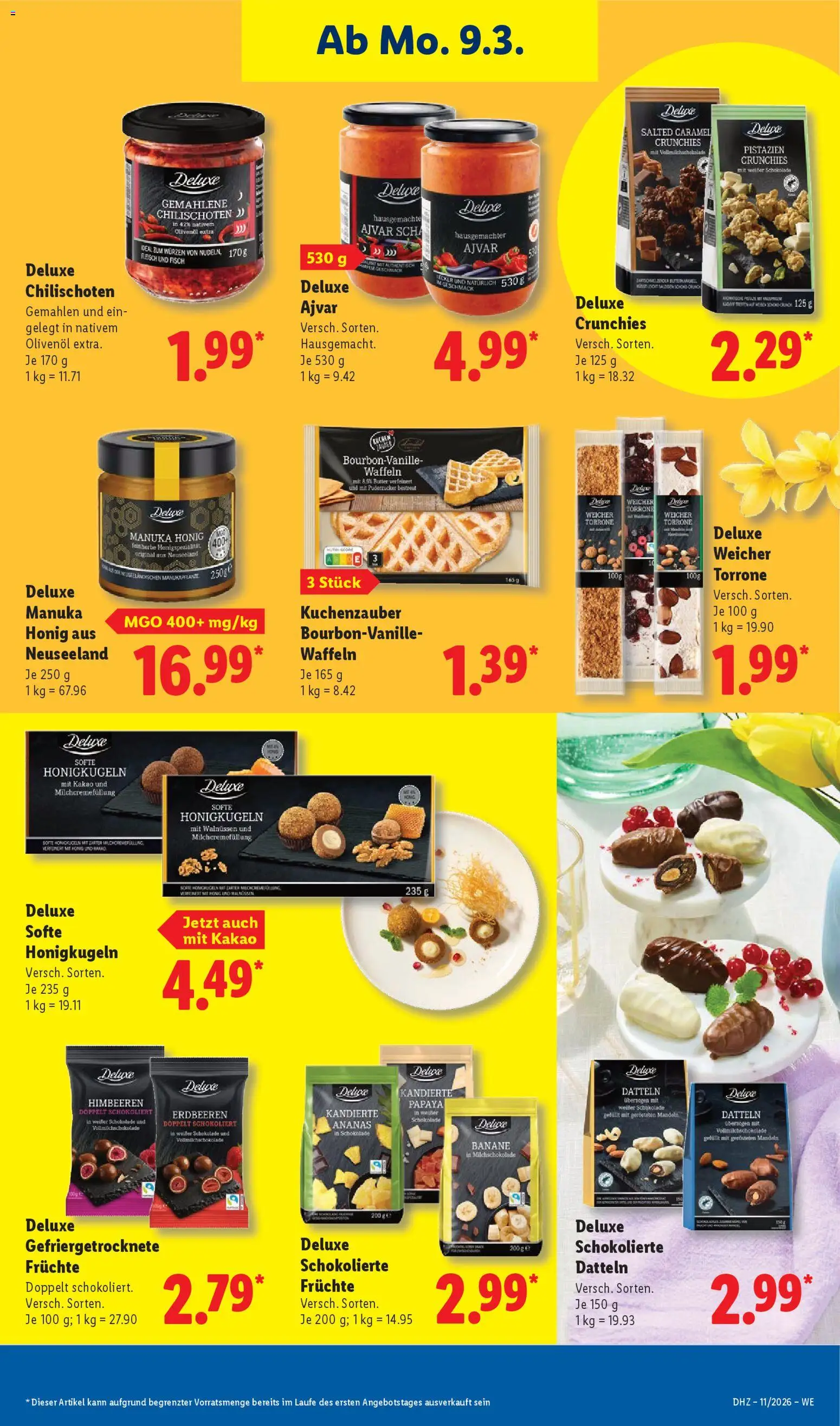 Lidl Prospekt Gladenbach – gültig ab 09.03.2026 | Seite: 19 | Produkte: Olivenol, Ananas, Waffeln, Fisch