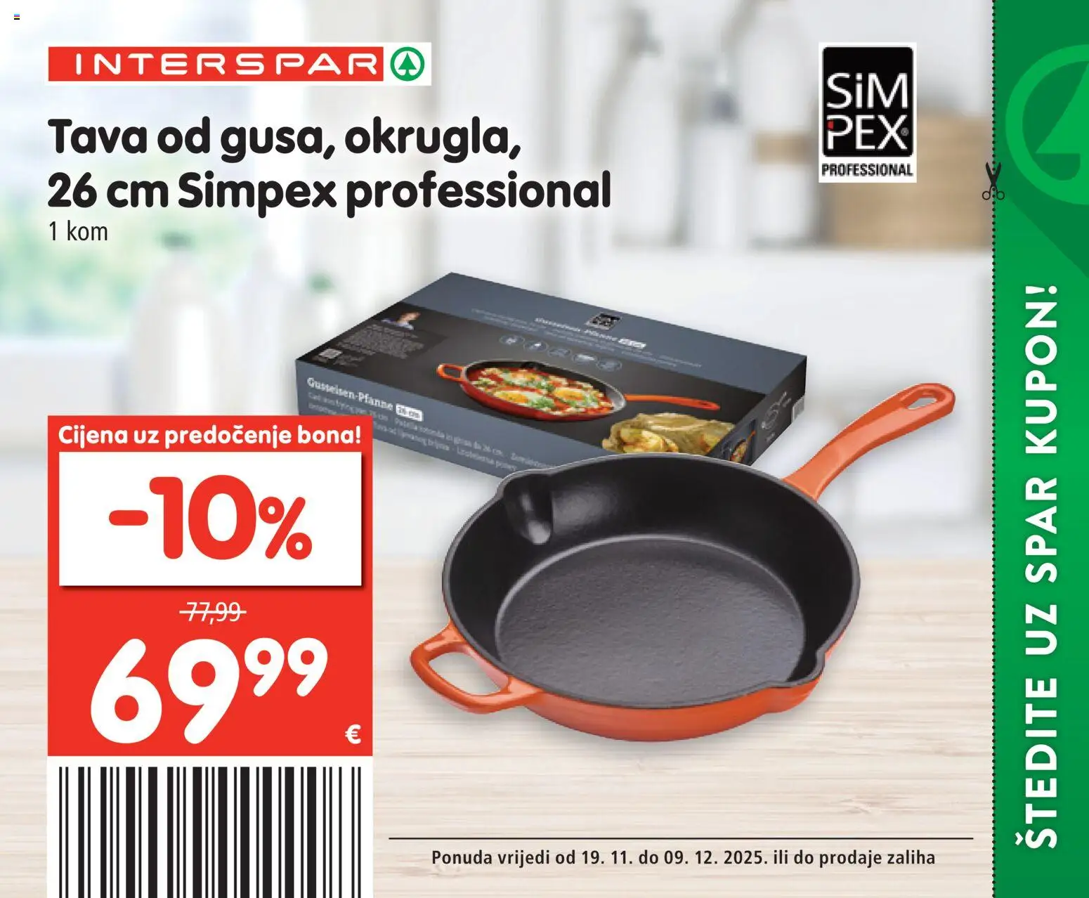 Interspar katalog | vrijedi od 19.11.2025 | Stranica: 48 | Proizvodi: Tava