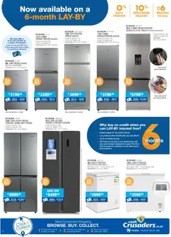 New Cash Crusaders catalogue – valid from 13.09.2025 | Page: 3 | Products: Basket, Fridge, Chest freezer, Water