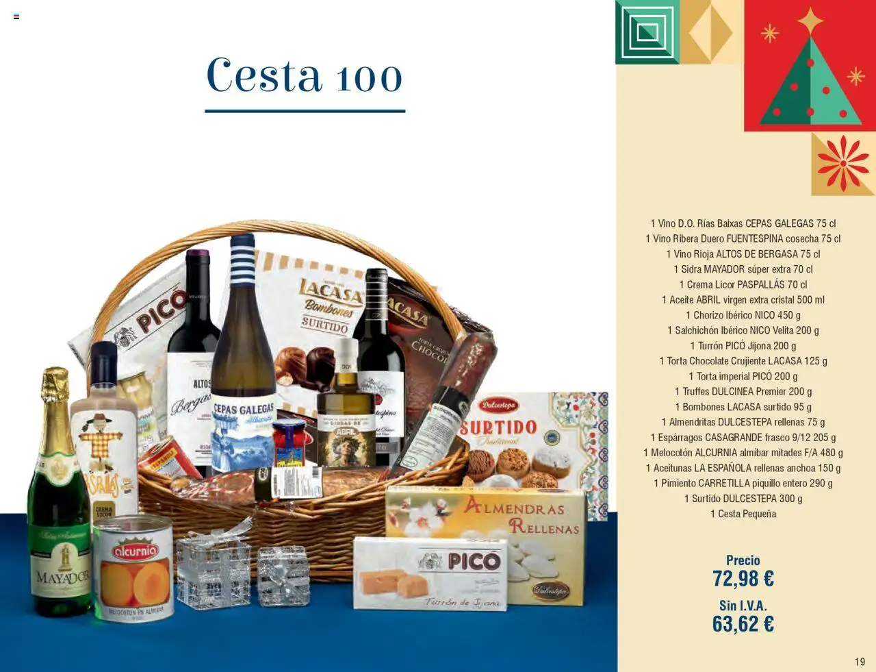 Froiz Catálogo Lotes y Cestas │ válido desde el 16.10.2025 | Página: 19 | Productos: Vino, Νερό καρύδας, Κάδος απορρυμάτων, Crema