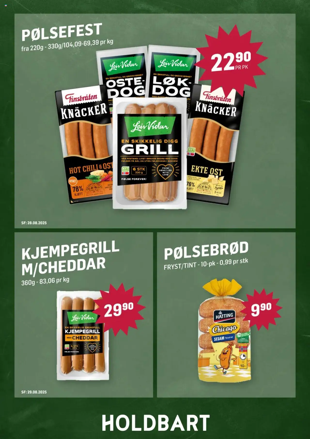 | Side: 2 | Produkter: Pølser, Grill, Pølsebrød, Kolasås