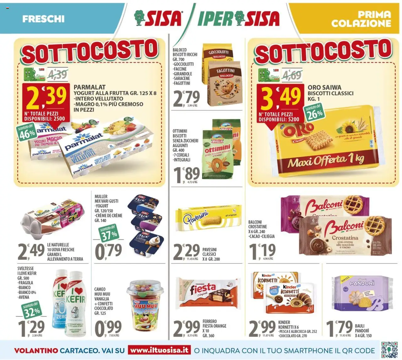 Volantino SISA del 14.10.2025 | Pagina: 7 | Prodotti: Cioccolato, Cereali, Frutta, Pesca