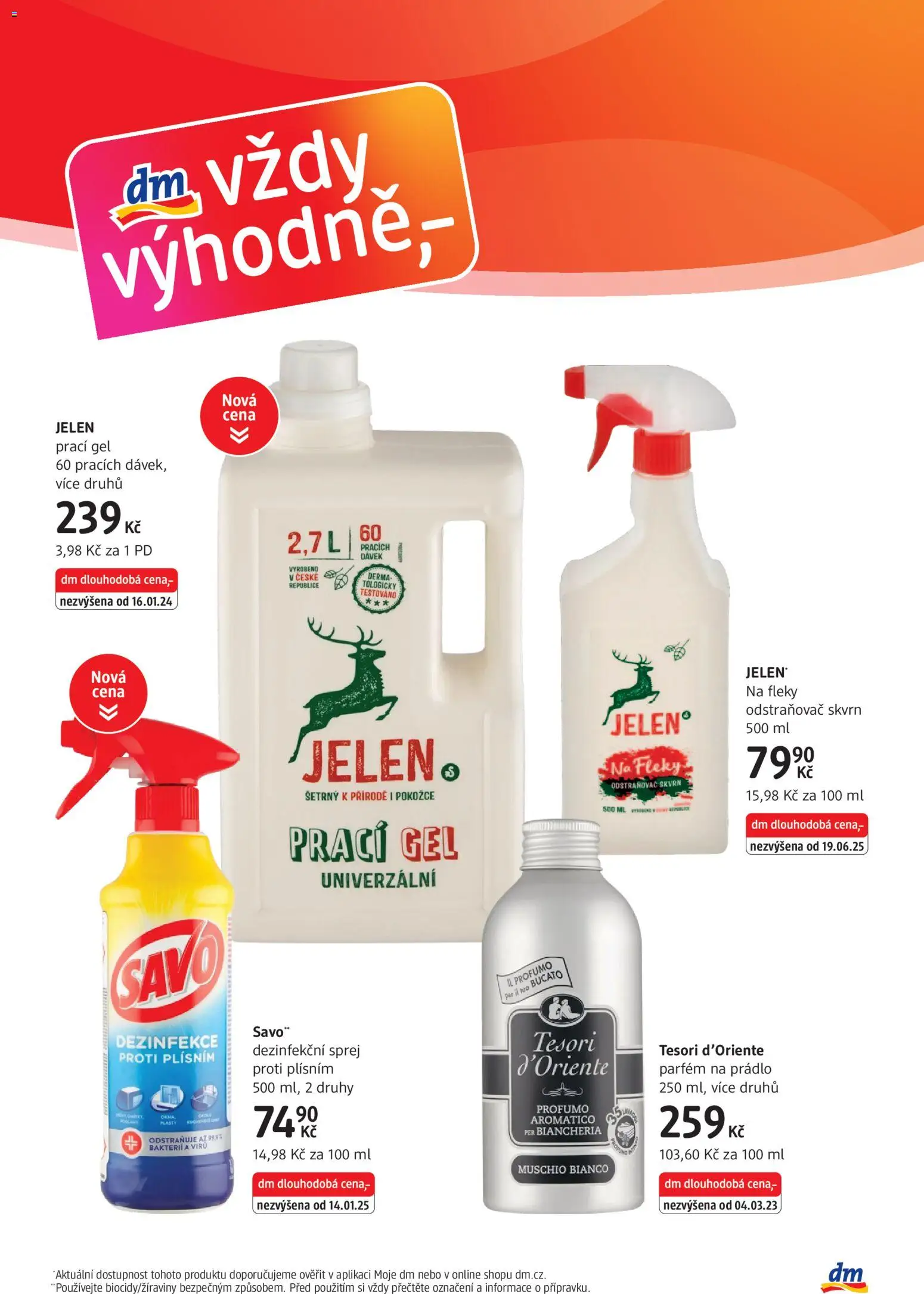 dm drogerie leták od 05.02.2026 | Strana: 3 | Produkty: Tesori d'Oriente, Jelen, Parfém na prádlo, Parfém