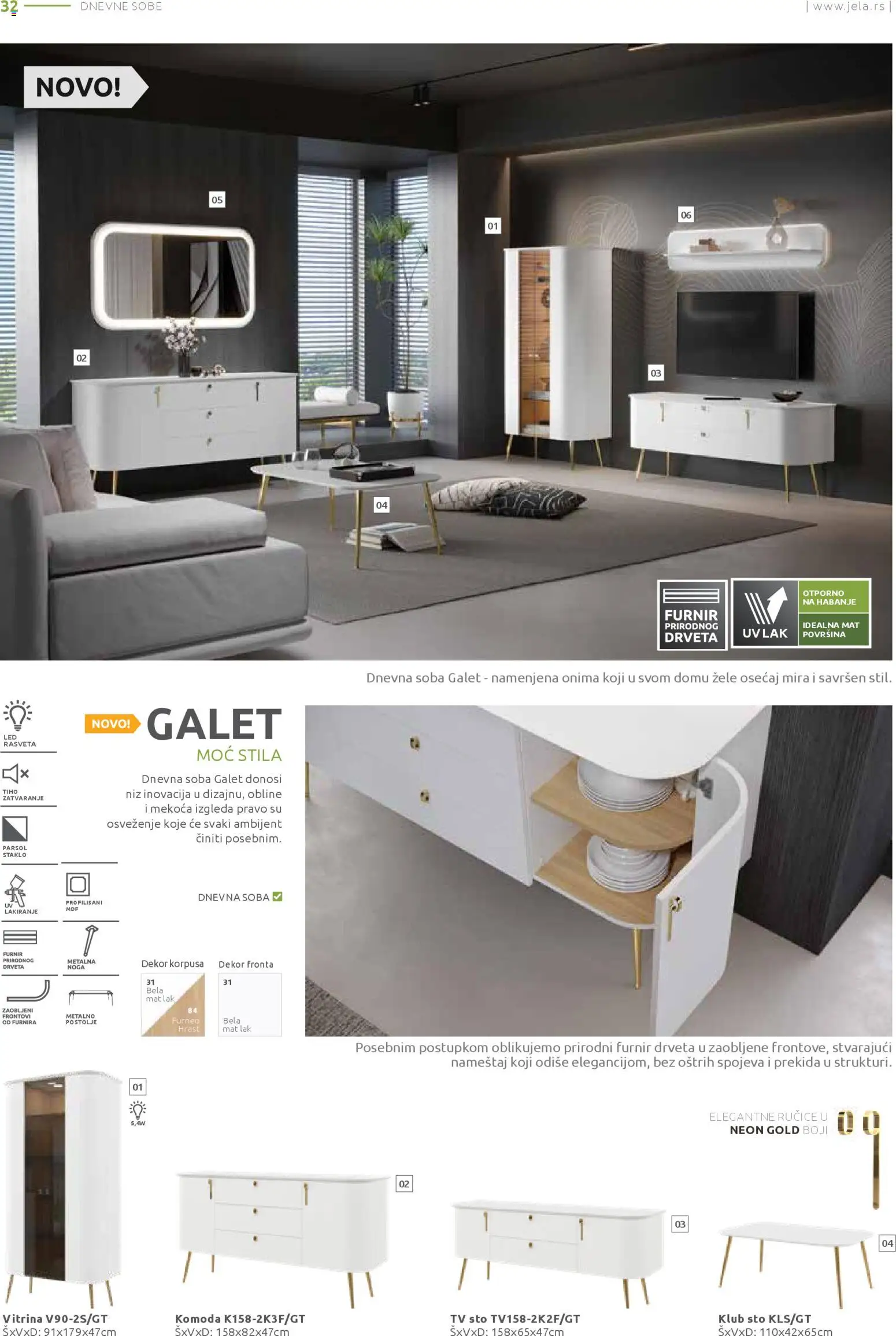 Jela katalog - važi od 17.11.2025 | Strana: 32 | Proizvode: Komoda, Sto