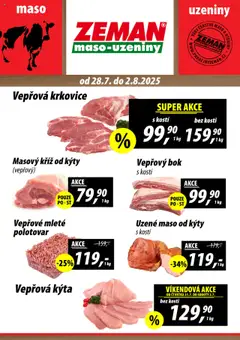 Náhled letáku Prodejny Zeman leták od 28.07.2025