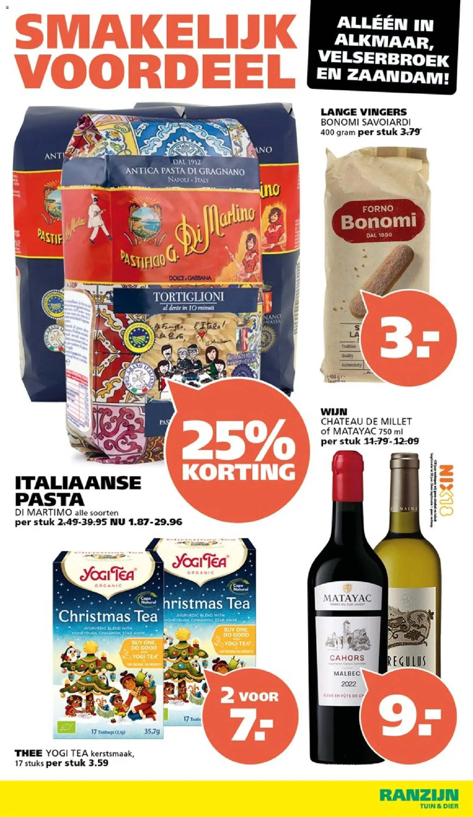 {H1} | Pagina: 22 | Producten: Wijn, Thee, Pasta, La