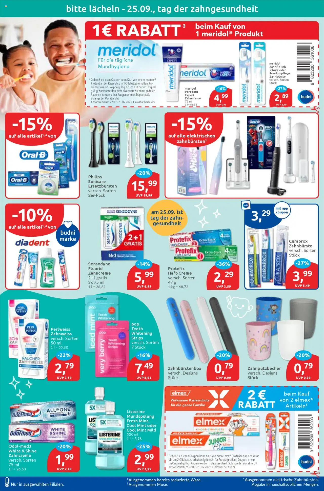 Budni Prospekt 	 – gültig ab 22.09.2025 | Seite: 7 | Produkte: Philips, Zahnbürste, Listerine