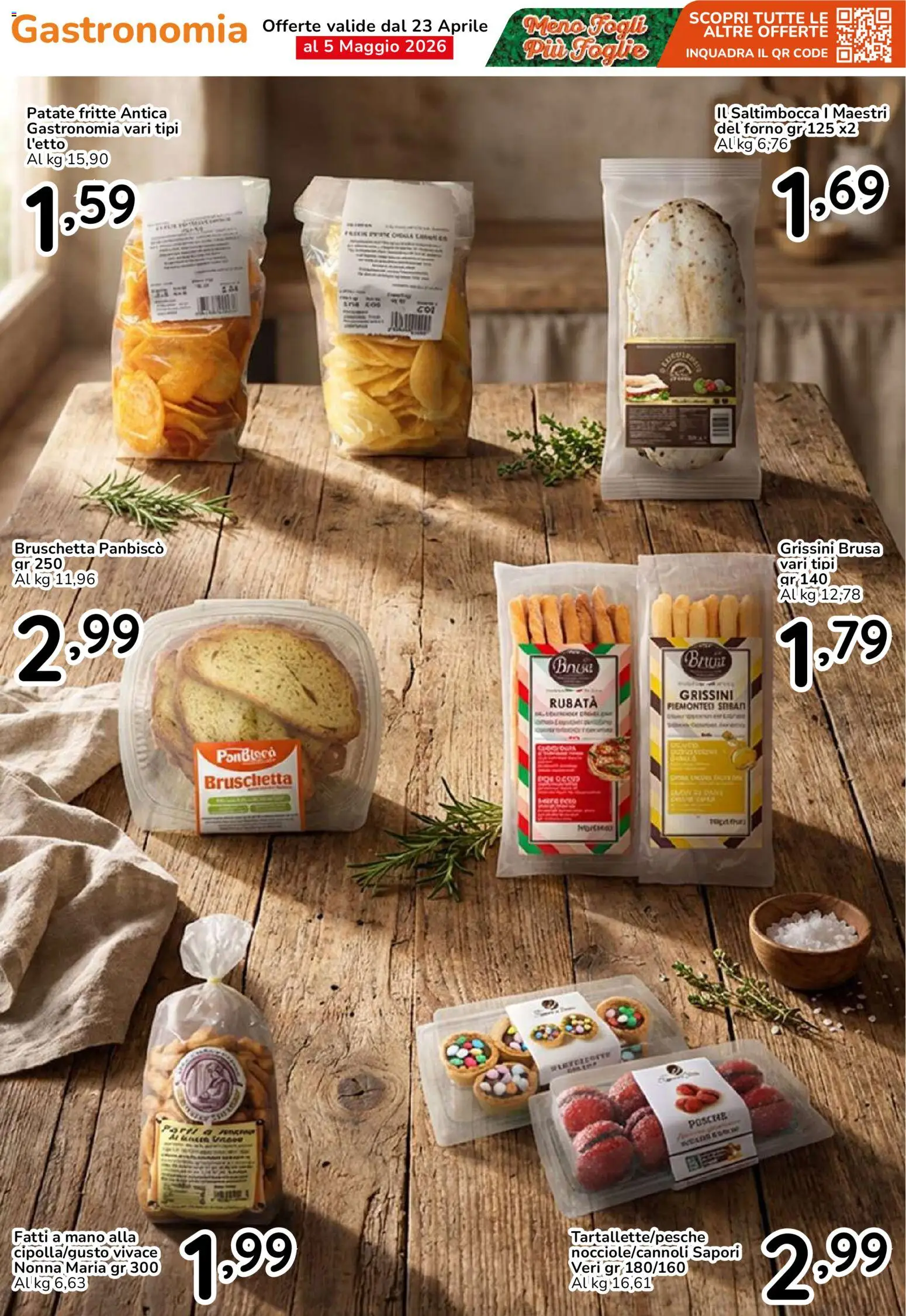 Volantino Famila del 23.04.2026 | Pagina: 10 | Prodotti: Patate, Grissini, Forno