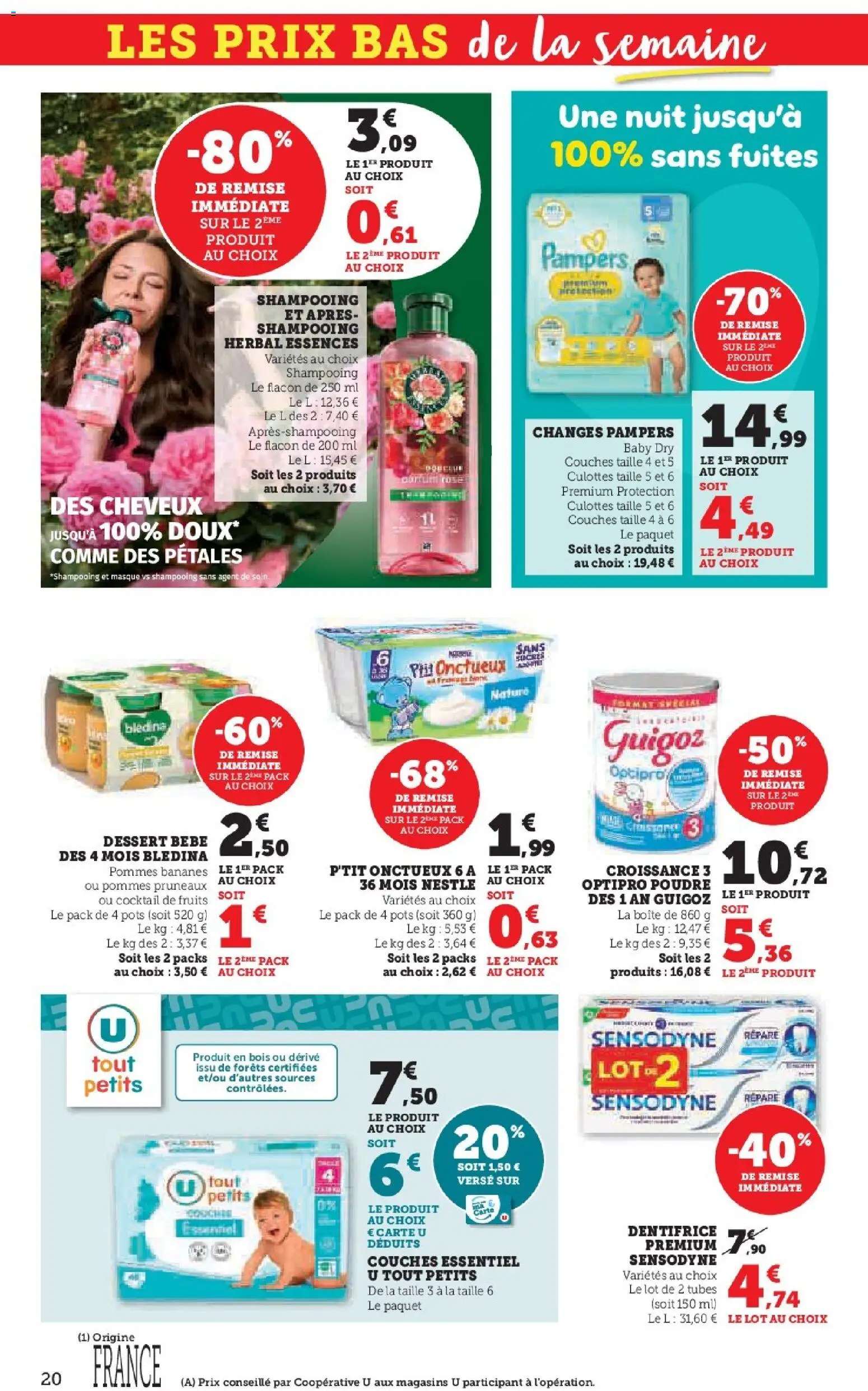 {H1} | Page: 20 | Produits: Poudre, Shampooing, Dentifrice, Pommes