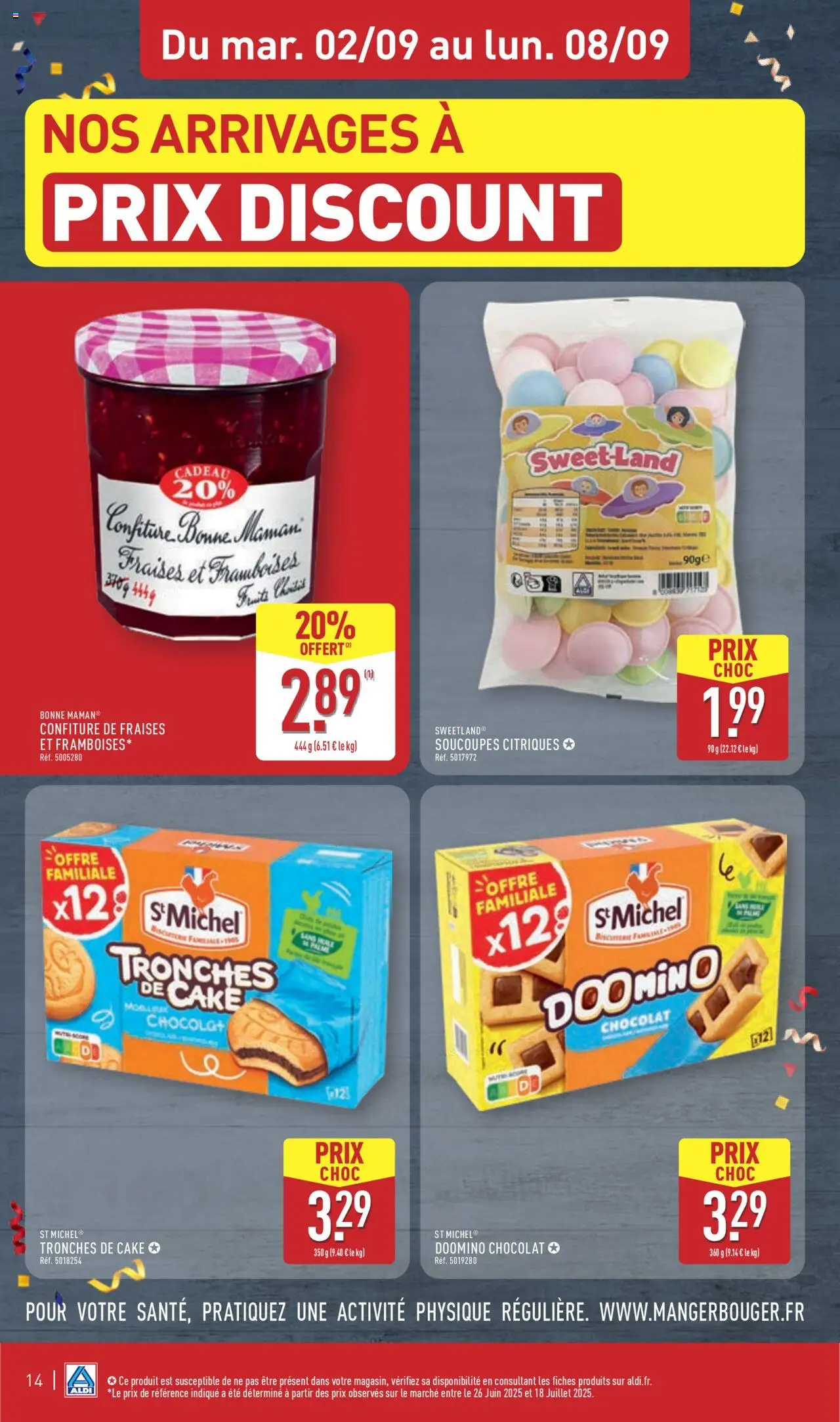  | Page: 17 | Produits: Confiture Bonne Maman, Chocolat, Fraises
