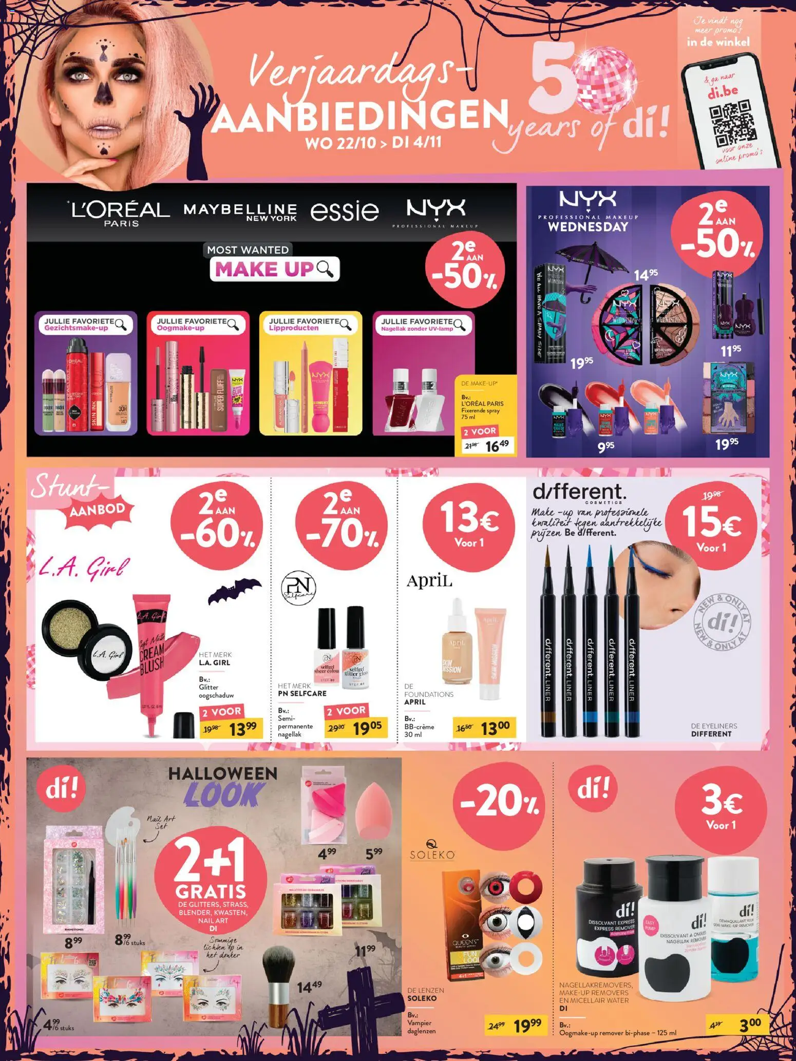 {H1} | Pagina: 1 | Producten: Make up, Oogschaduw, Eyeliner, Nagellak