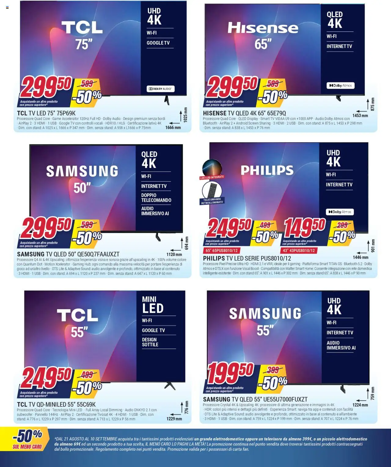 Volantino Trony del 21.08.2025 | Pagina: 7 | Prodotti: Telecomando, Gioco, USB, Samsung