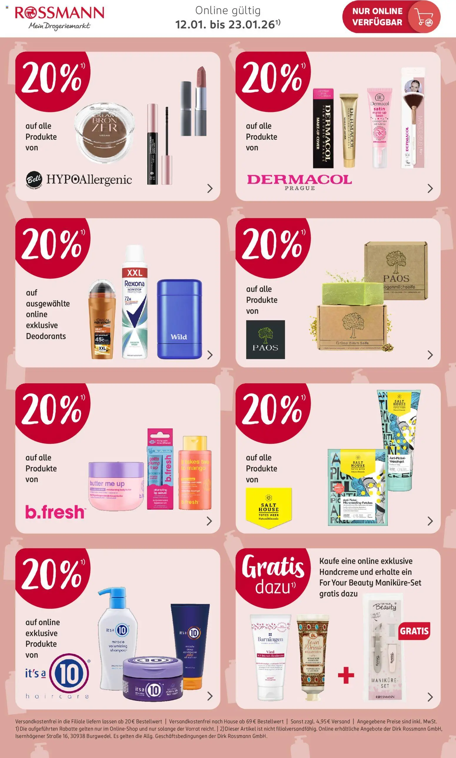 Rossmann Onlineprospekt – gültig ab 12.01.2026 | Seite: 2 | Produkte: Seife, Deodorant, Mango, Serum