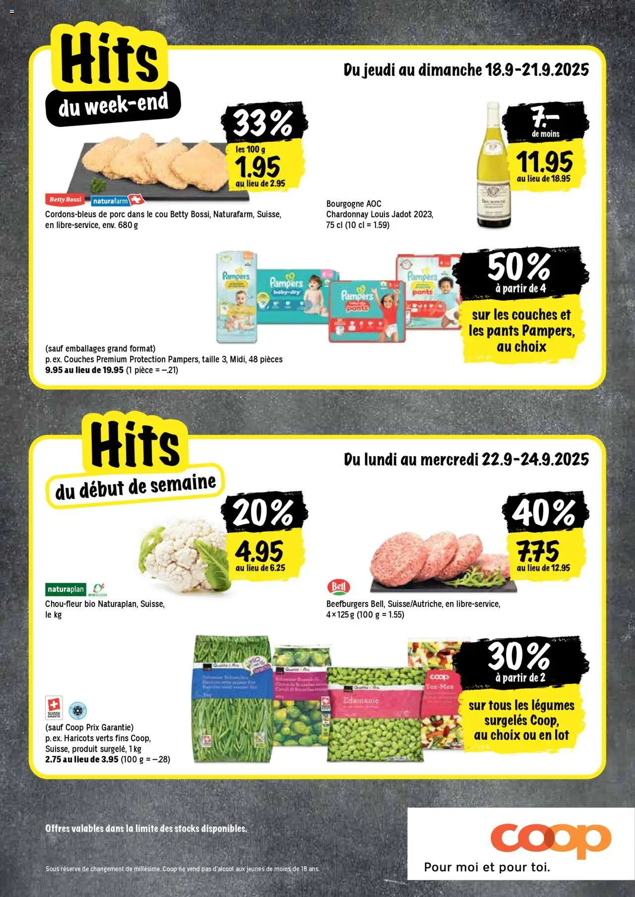 Coop - Les actions de la semaine – gültig ab 18.09.2025 | Seite: 20 | Produkte: Pampers
