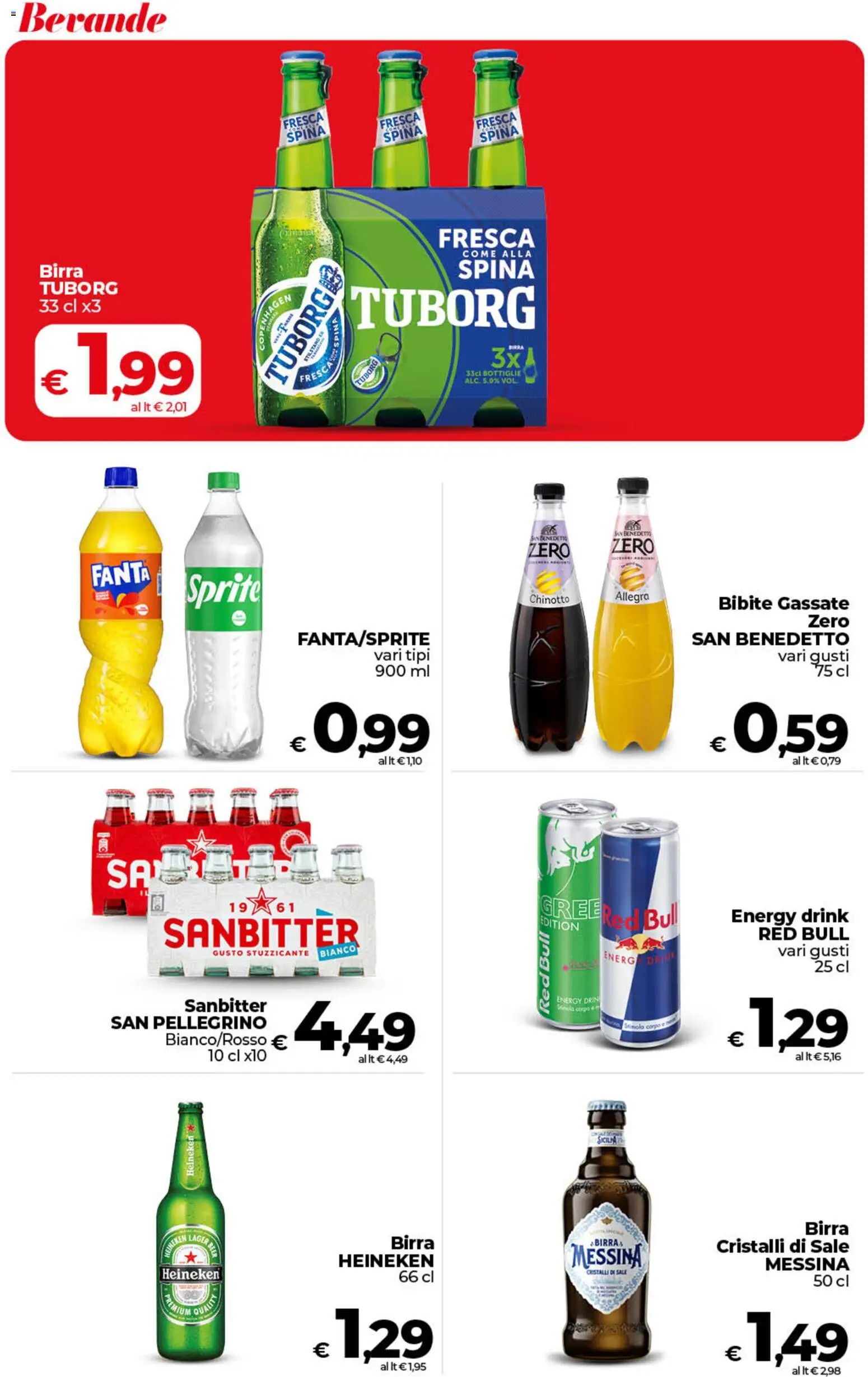 Volantino COOP del 06.03.2026 | Pagina: 36 | Prodotti: Birra, Chinotto, Fanta, Red Bull