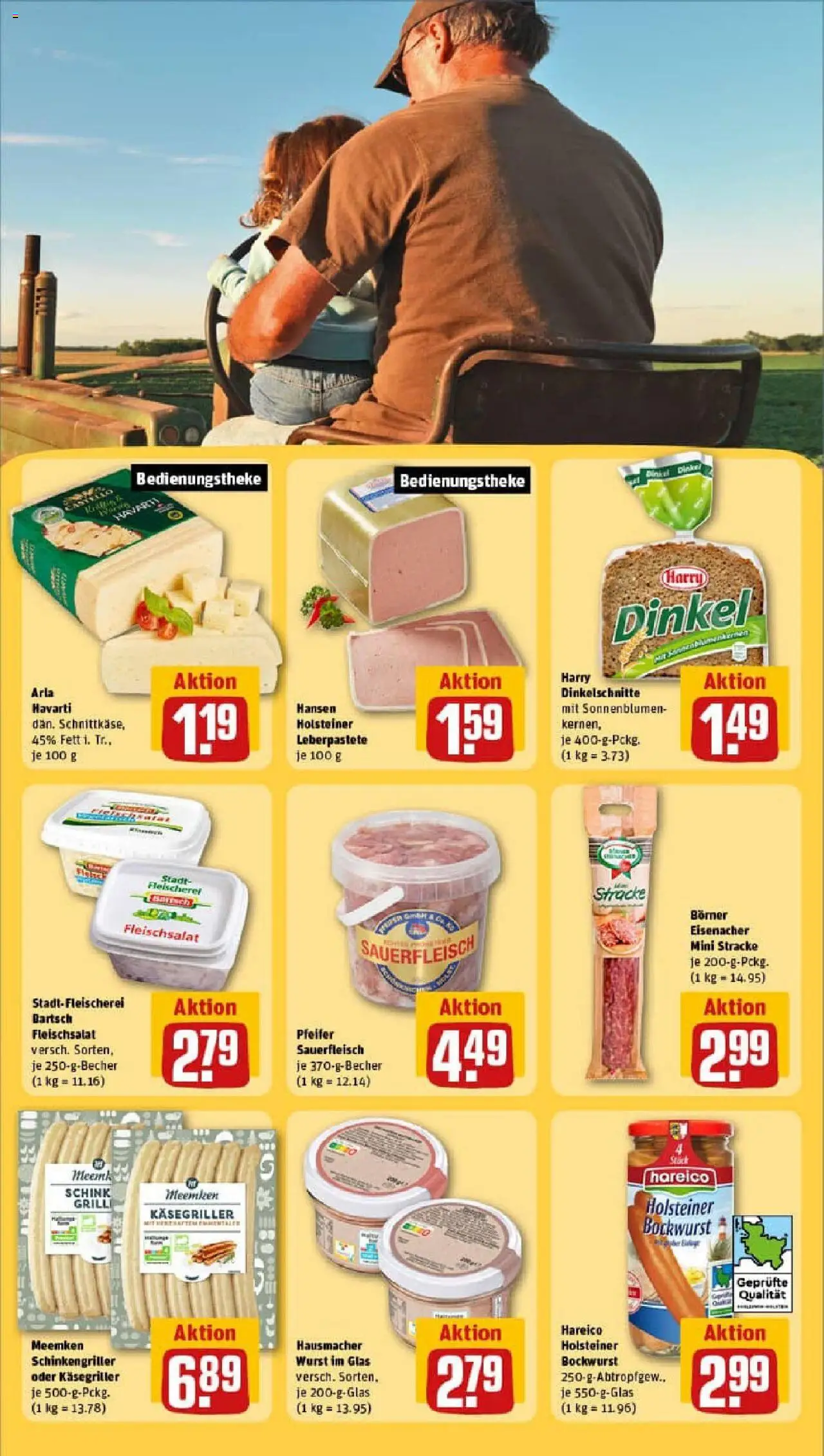 Rewe prospekt Jork	 – gültig ab 01.09.2025 | Seite: 27 | Produkte: Bockwurst, Wurst, Meemken