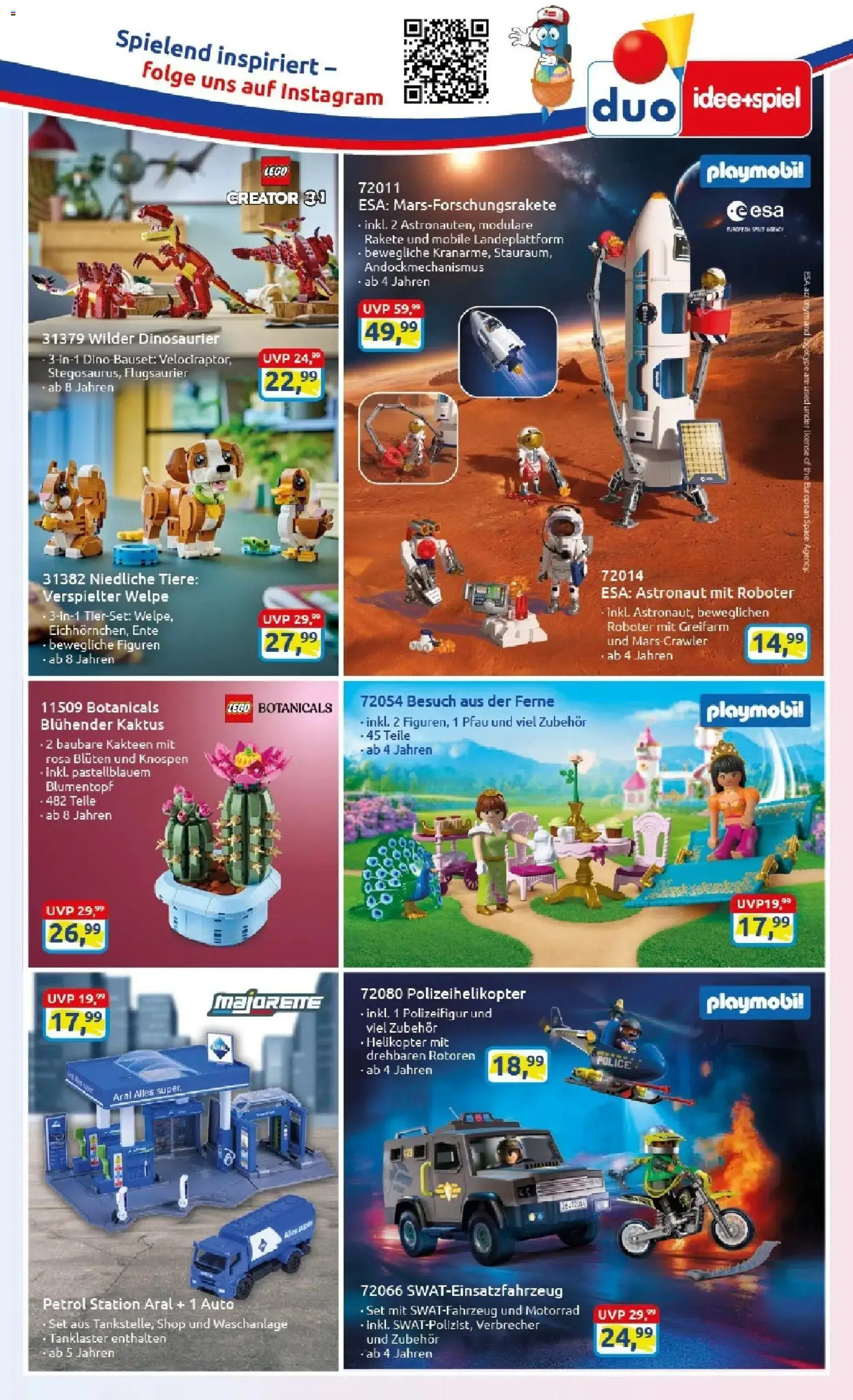 Angebote - duo idee + spiel: Frühlingsprospekt – gültig ab 20.03.2026 | Seite: 5 | Produkte: Roboter, Blumentopf, Ente