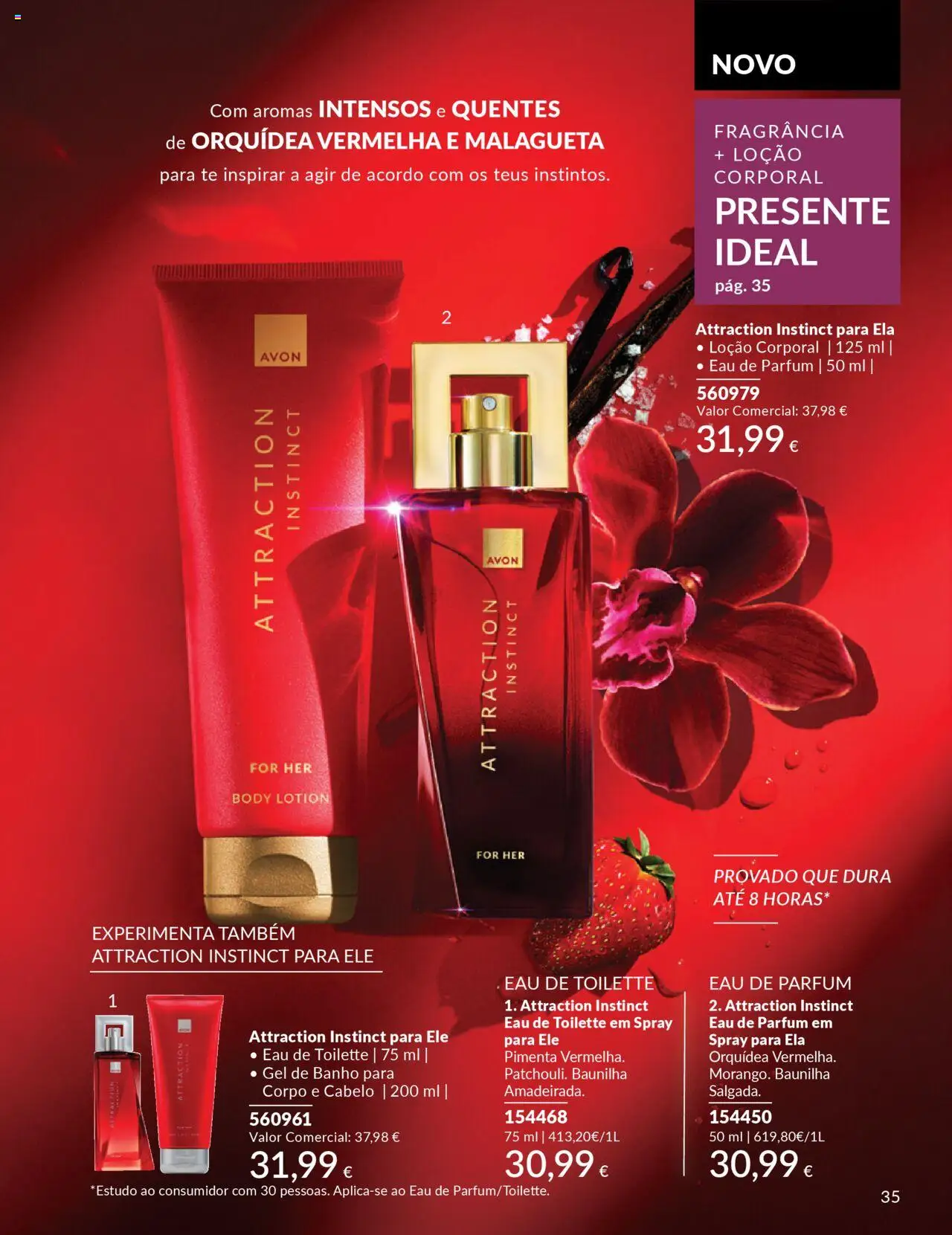 Catálogo Avon Campanha 10 │ válido de 01.10.2025 | Página: 35 | Produtos: Fragrância, Eau de toilette, Gel de banho, Banho