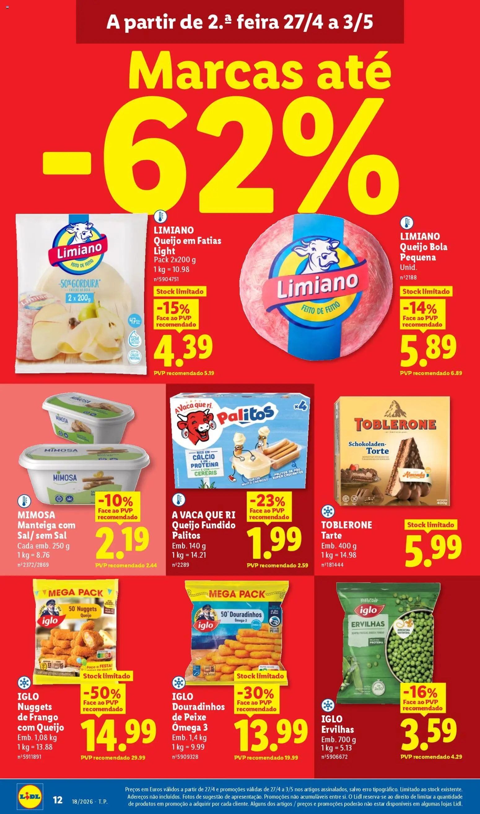 Lidl folheto | 27/04/2026 |  🎉 Como obter um desconto limitado? Poupe ainda hoje! | Portugal