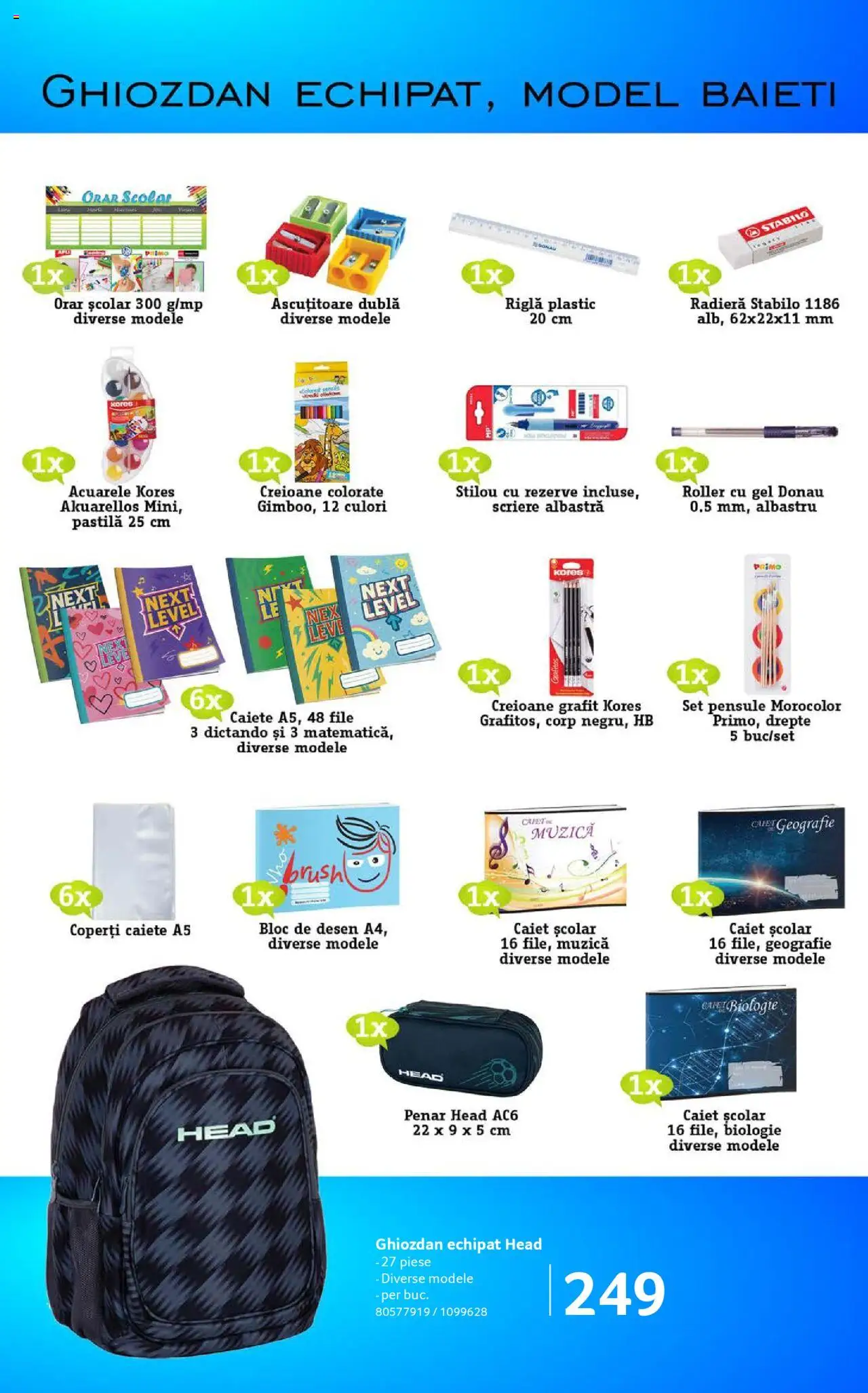 Catalog Selgros - Școala  – valabil de la 08.08.2025 | Pagină: 24 | Produse: Ascuțitoare, Ghiozdan