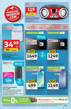 Auchan Gazetka - Pewność niskich cen Hipermarket od 31.07.2025 | Strona: 41