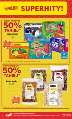 POLOmarket Gazetka od 30.07.2025 | Strona: 16 | Produkty: Melon, Żurawina, Słonecznik łuskany, Lody