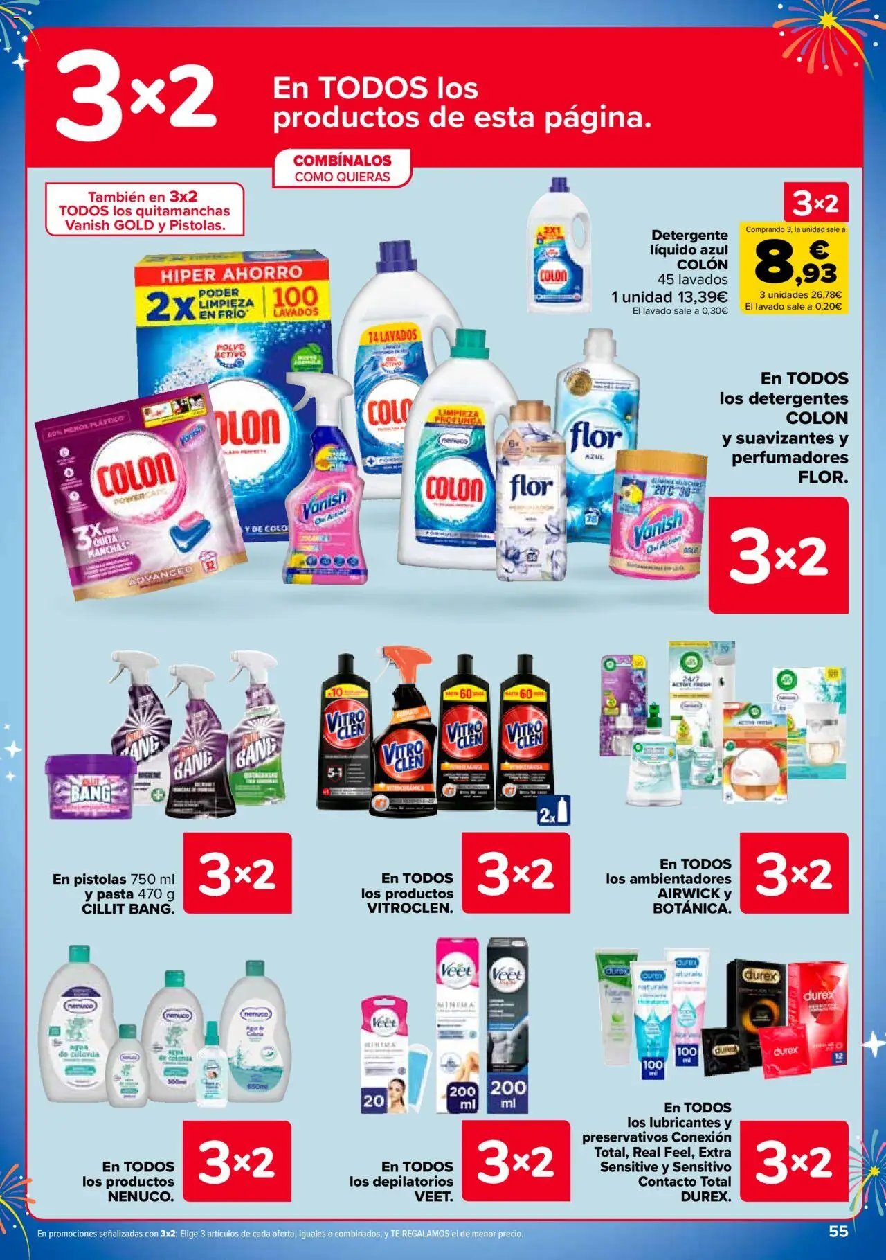 Carrefour folleto │ válido desde el 25.09.2025 | Página: 59 | Productos: Polvo, Quitamanchas, Detergente, Té