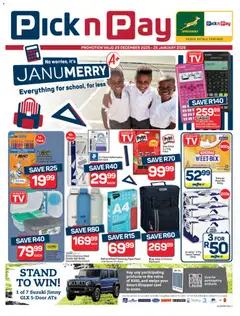 Pick n Pay specials catalogue – valid from 29.12.2025
