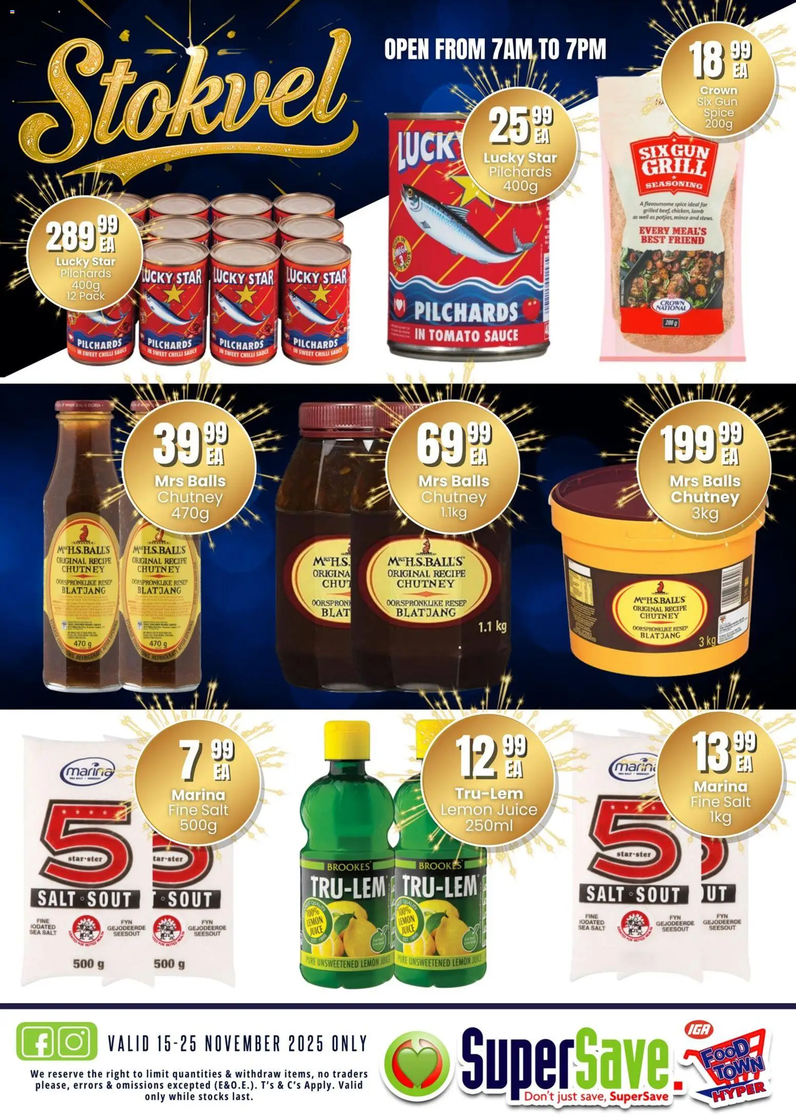 New Super Save catalogue – valid from 15.11.2025 | Page: 28 | Products: Seasoning, Tomato sauce, Sauce, Chilli